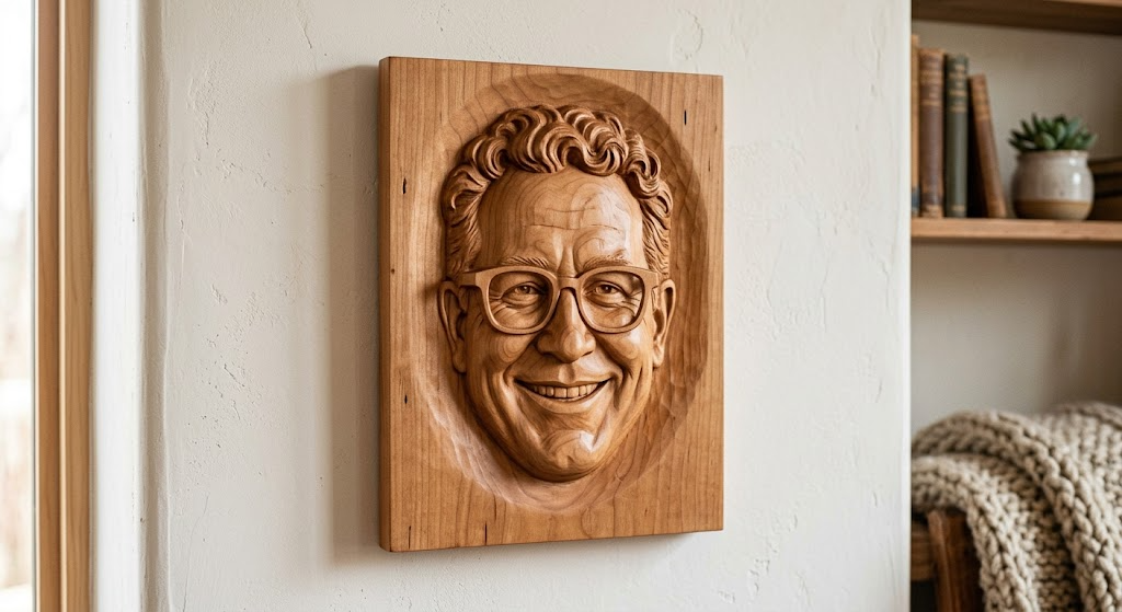 Custom Caricature 3D Bust Modeling Service, Photo to Sculpted Statue Print