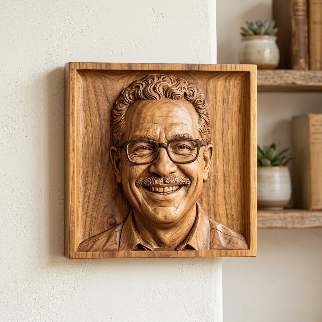 Custom Caricature 3D Bust Modeling Service, Photo to Sculpted Statue Print