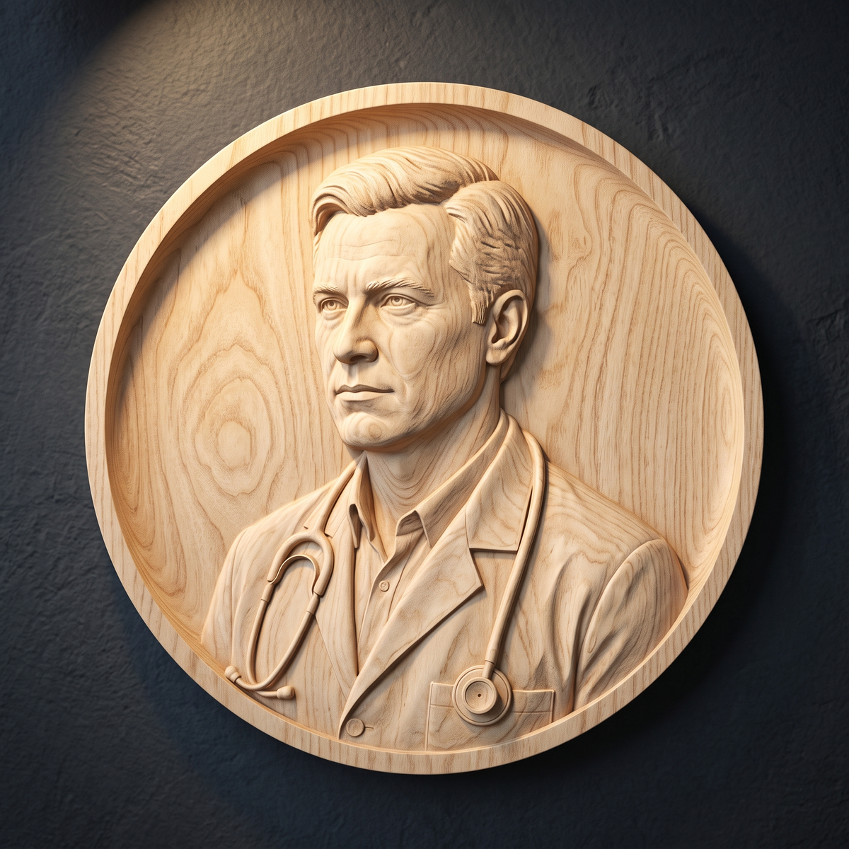 Custom Doctor Figurine 3D Modeling Service, Photo to Sculpted Statue