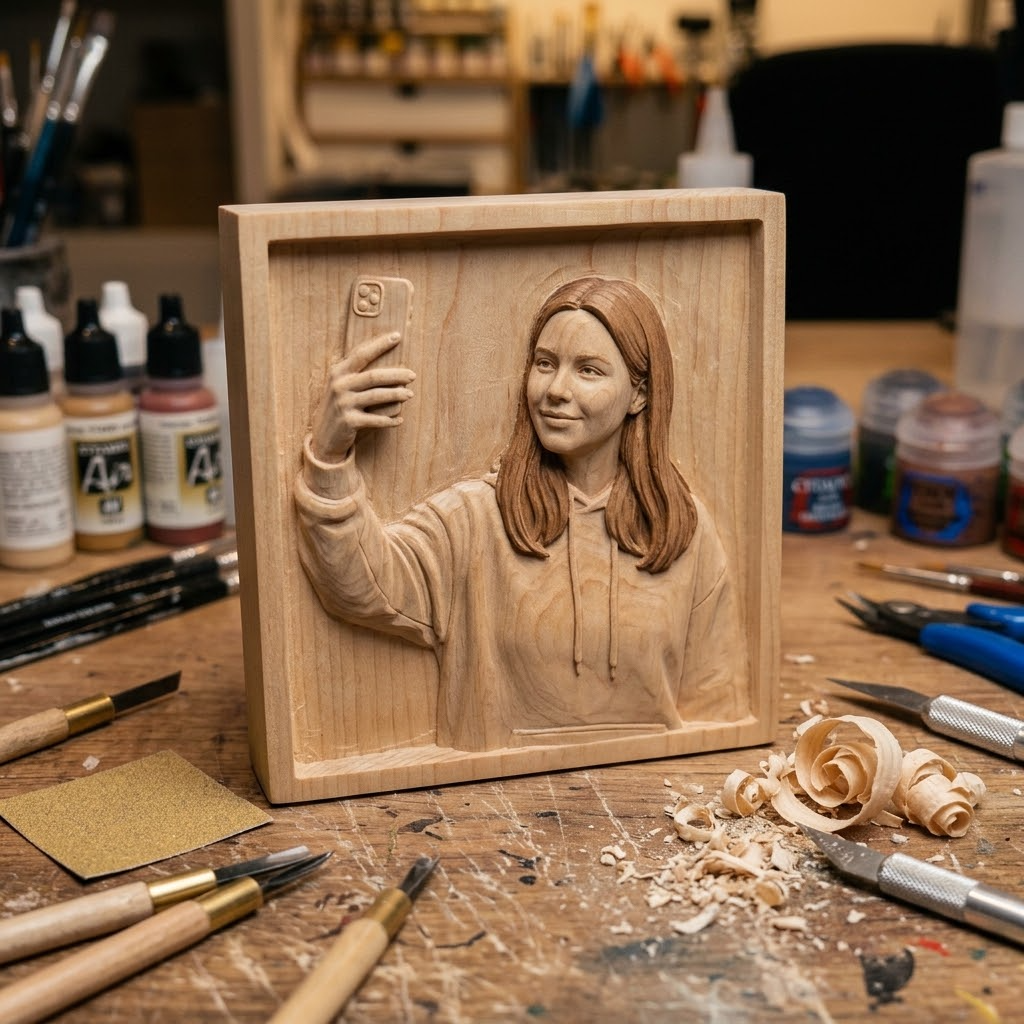 Custom Content Creator Figurine 3D Modeling Service, Photo to Sculpted Statue