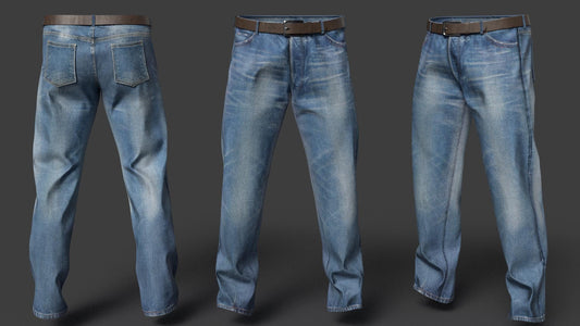 3D Jeans Model: Realistic 8K PBR Textures, Game & VFX-Ready (Digital Download)