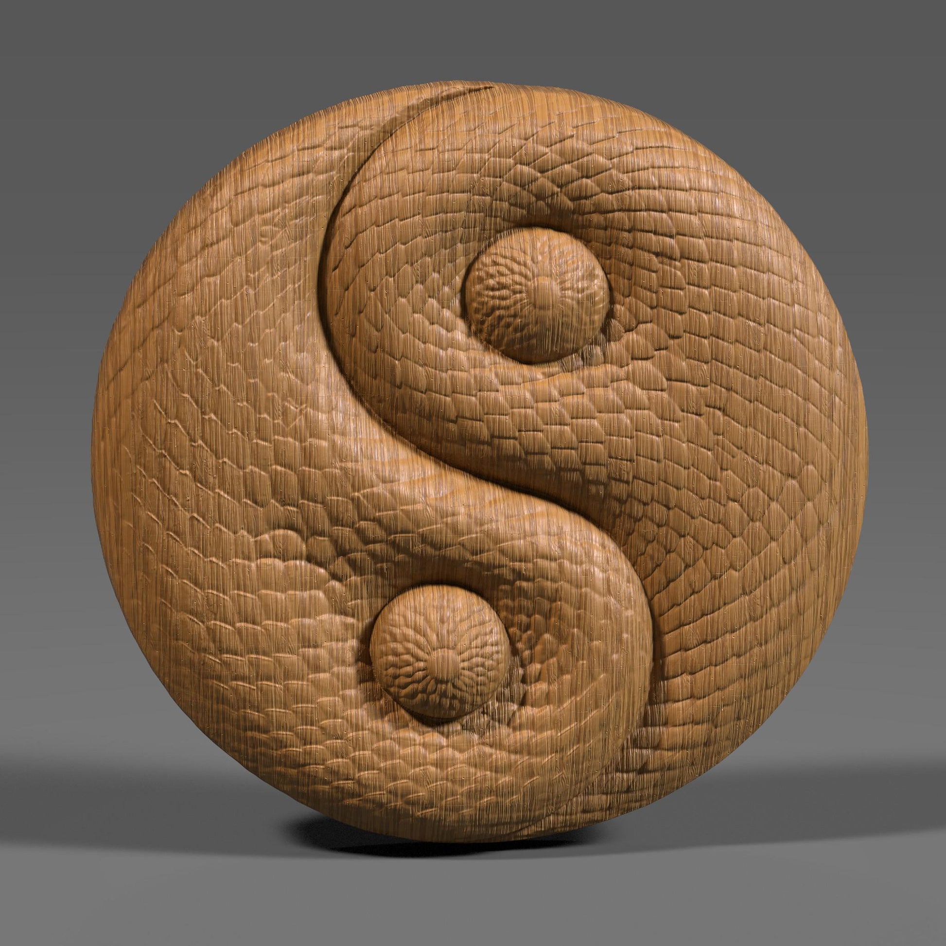 Intricately designed 3D STL relief of two entwined Chinese dragons, symbolizing balance, power, and harmony. Perfect for CNC wood carving, laser engraving, and 3D printing. This highly detailed digital download features realistic dragon scales, fierce expressions, and swirling cloud patterns, embodying Yin Yang energy. Ideal for wall art, Asian-inspired decor, Feng Shui, and Chinese Zodiac Year of the Snake celebrations. Great for artisans, woodworkers, and makers