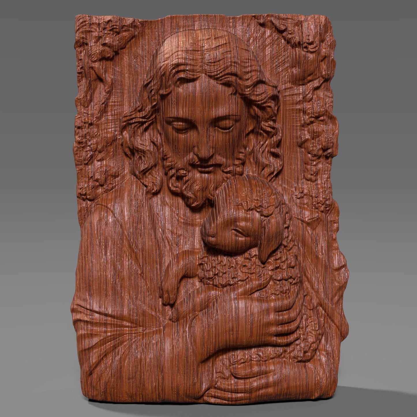 Lamb of God 3D Bas Relief STL | Christian Wall Art |Digital Download
