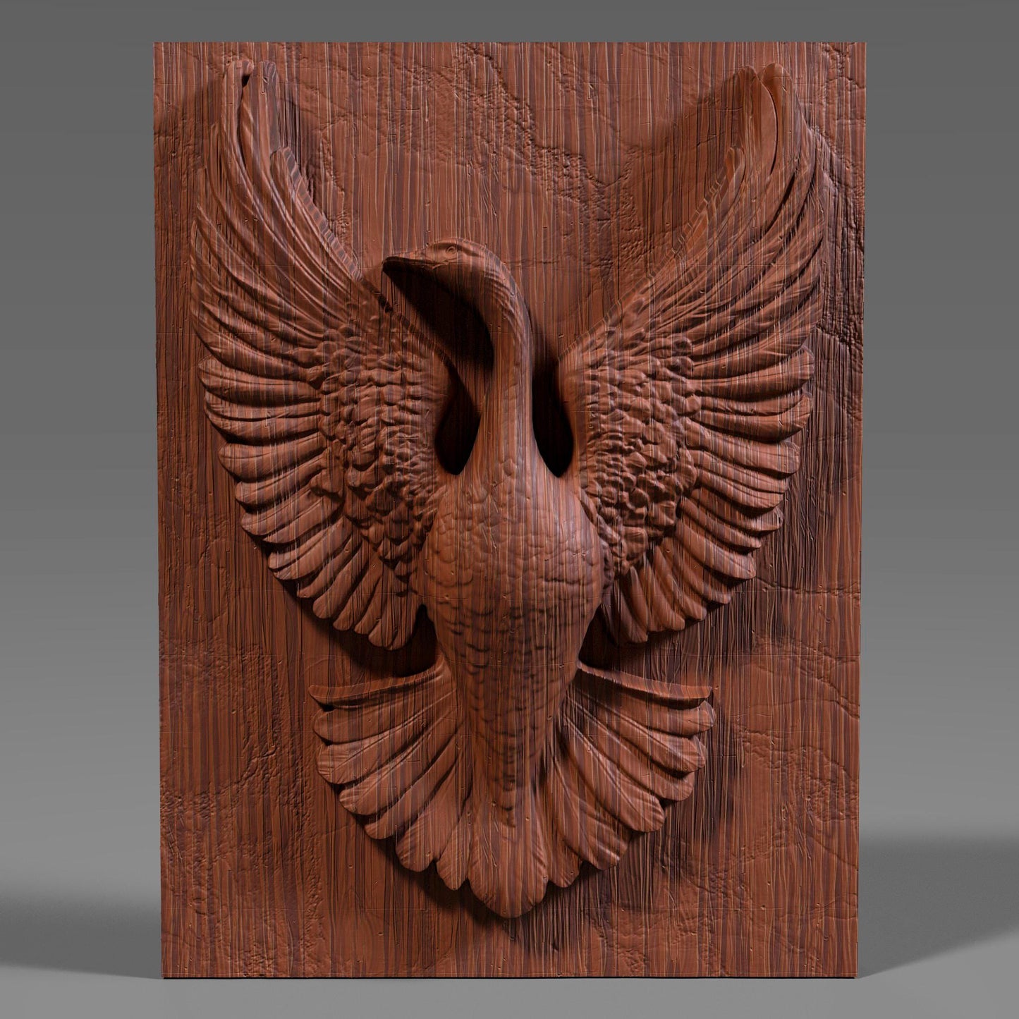 Canada Goose 3D Relief Model: CNC Laser Engraving, 3D Printing (STL File)