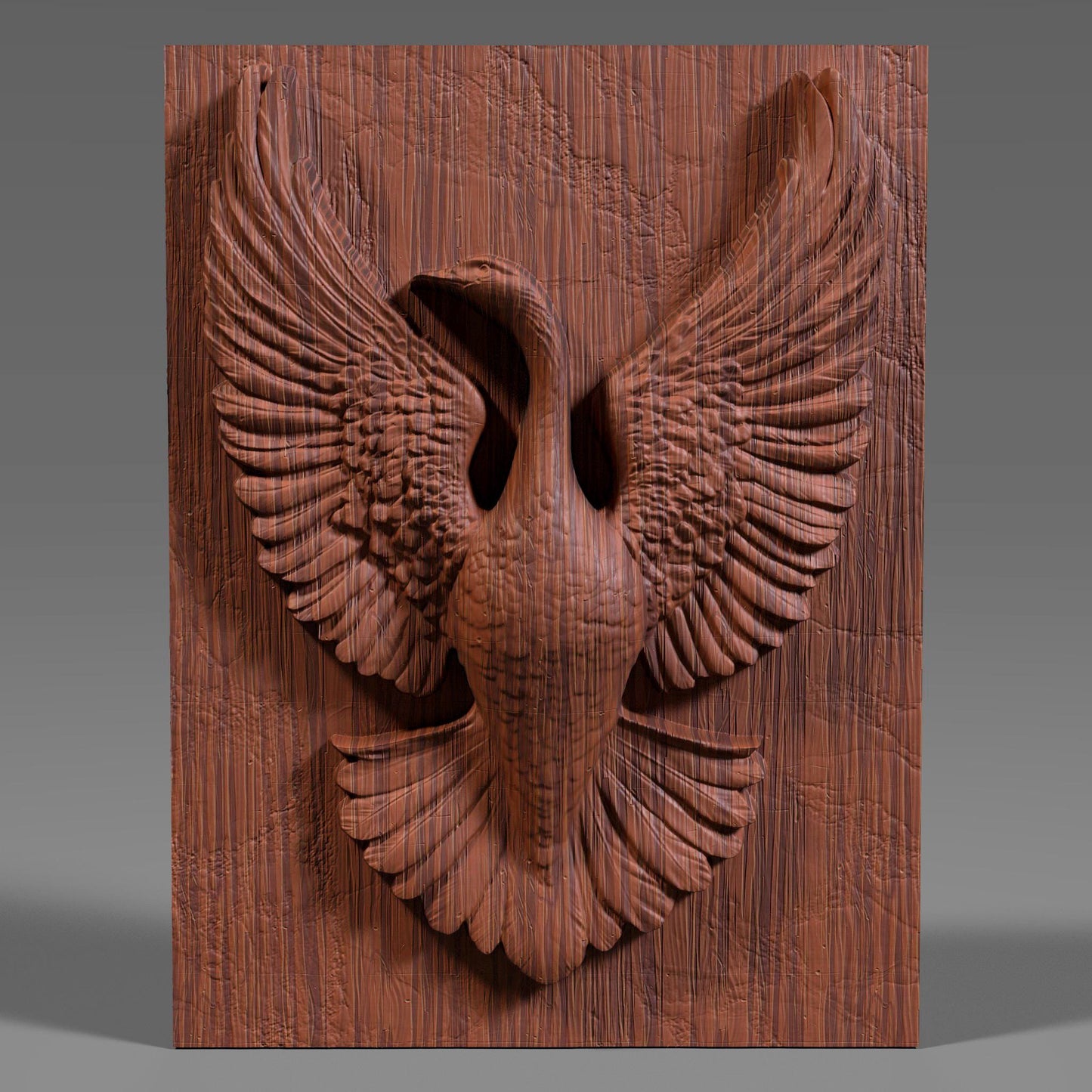 Stunning bas-relief sculpture of a Canada goose with wings fully spread in an elegant, upward motion. This detailed 3D artwork is ideal for CNC carving, laser engraving, or 3D printing in wood, resin, or ivory-style material. A perfect piece for wildlife lovers, rustic home décor, cabin walls, or patriotic gifts, symbolizing strength and grace in flight—bringing natural beauty to any interior setting.