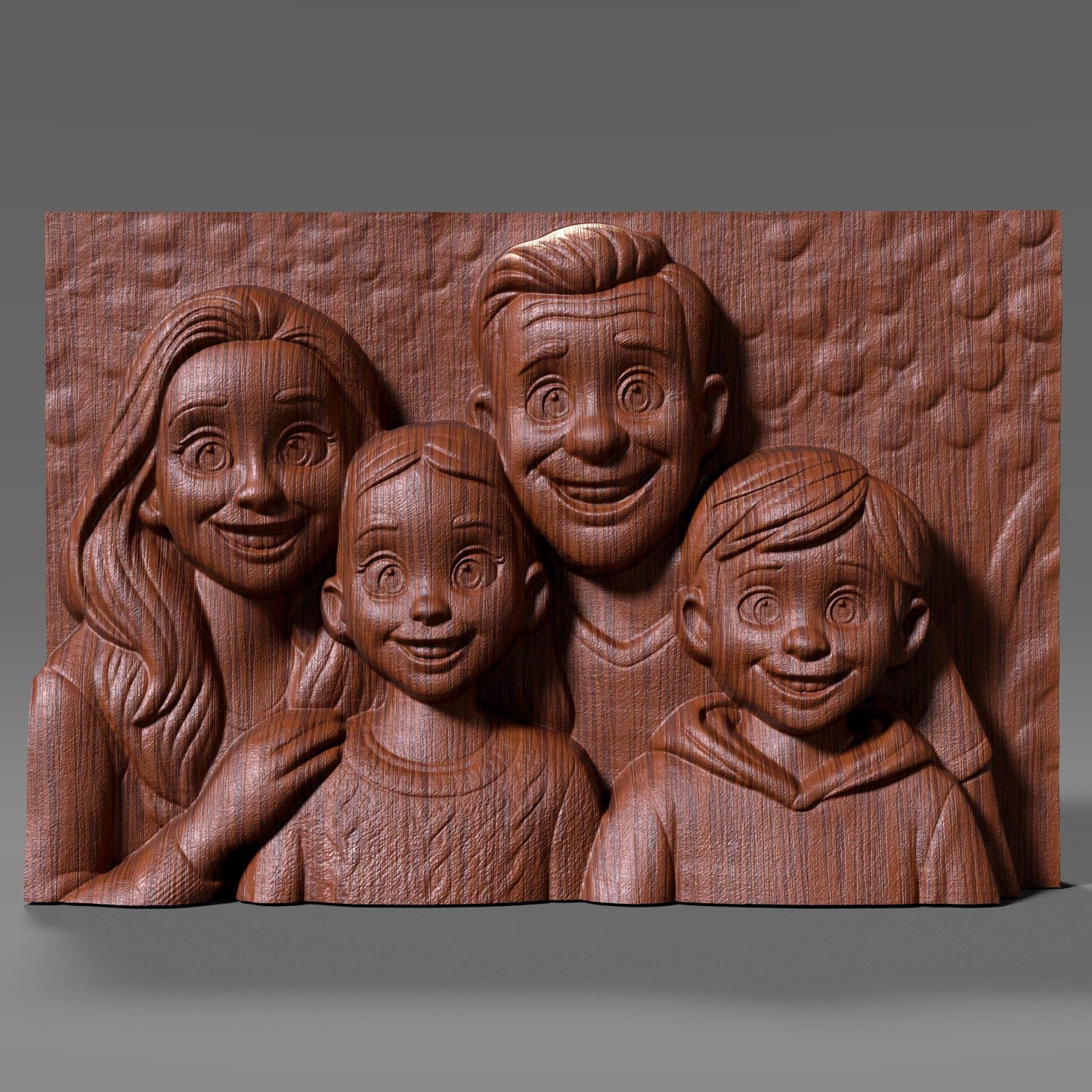 Custom 3D Photo Portrait & Bas Relief: Personalized Digital Wall Art (Digital File