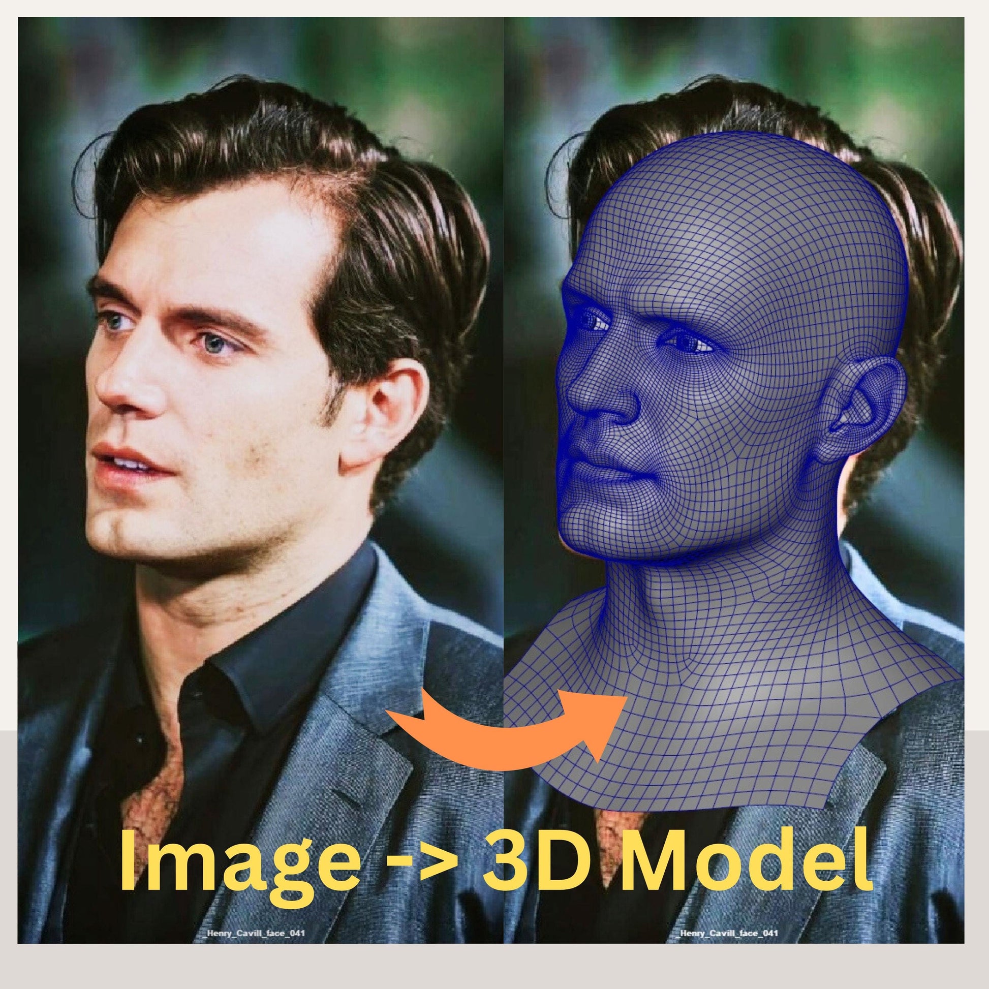 Custom 3D Head Model STL: Animation, 3D Printing, and Game Design