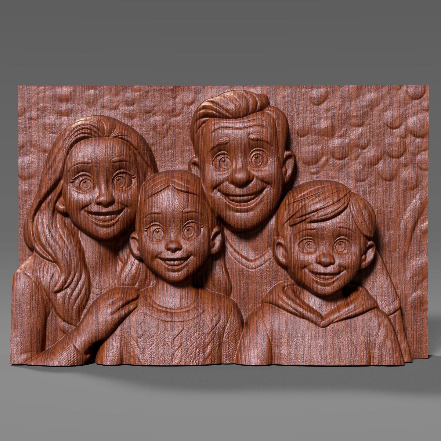 Custom 3D Photo Portrait & Bas Relief: Personalized Digital Wall Art (Digital File