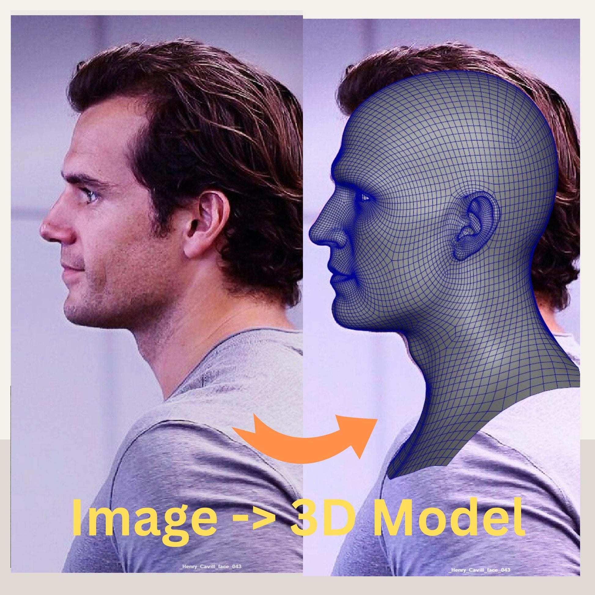 Custom 3D Head Model STL: Animation, 3D Printing, and Game Design