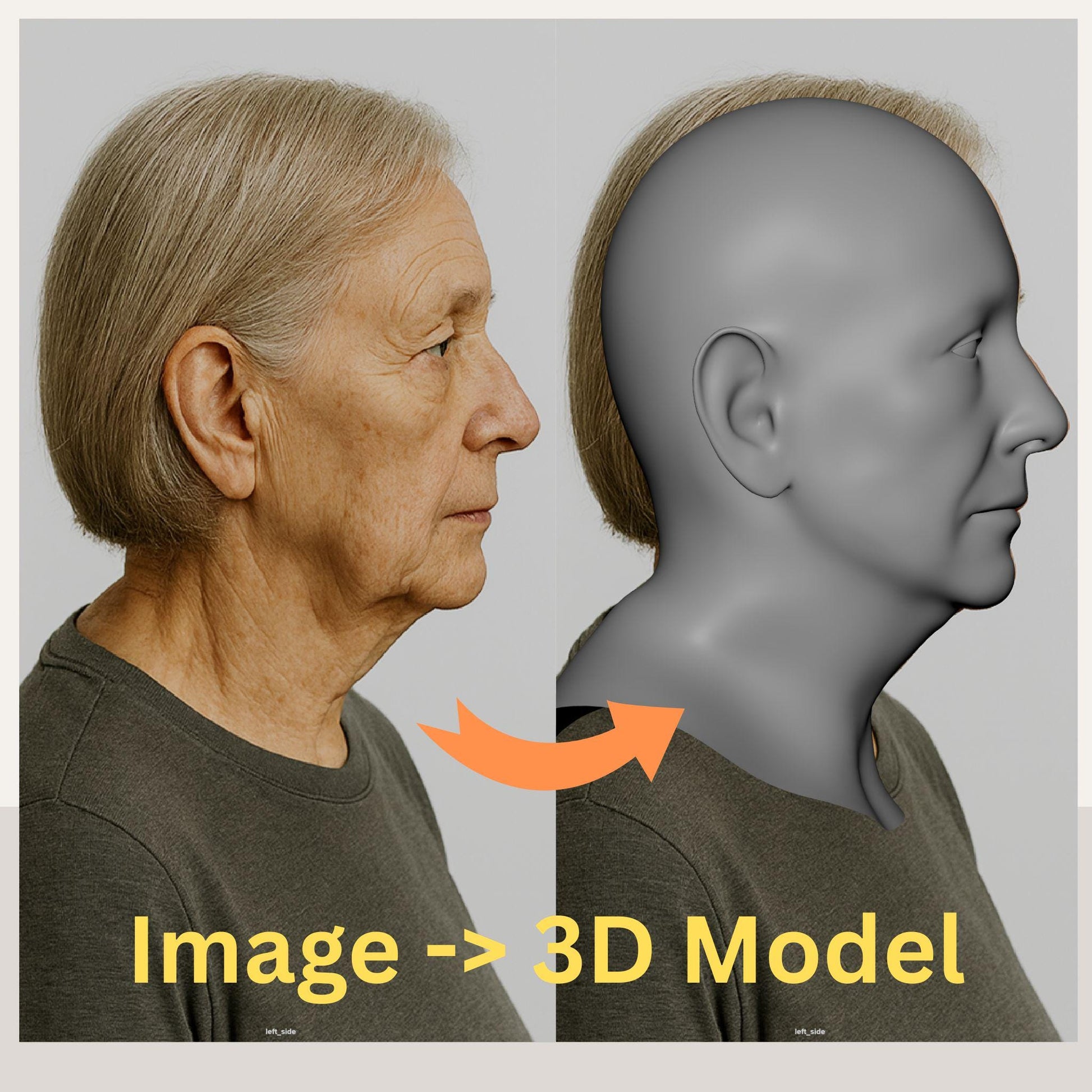 Custom 3D Head Model: VFX Artist Topology for Animation, Cosplay
