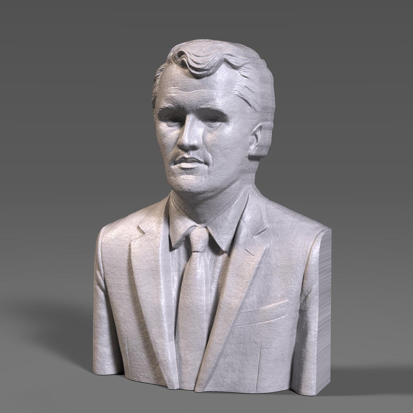 Charlie Kirk Portrait Bust: Tribute Wood Carving (Digital Download)Wall Art