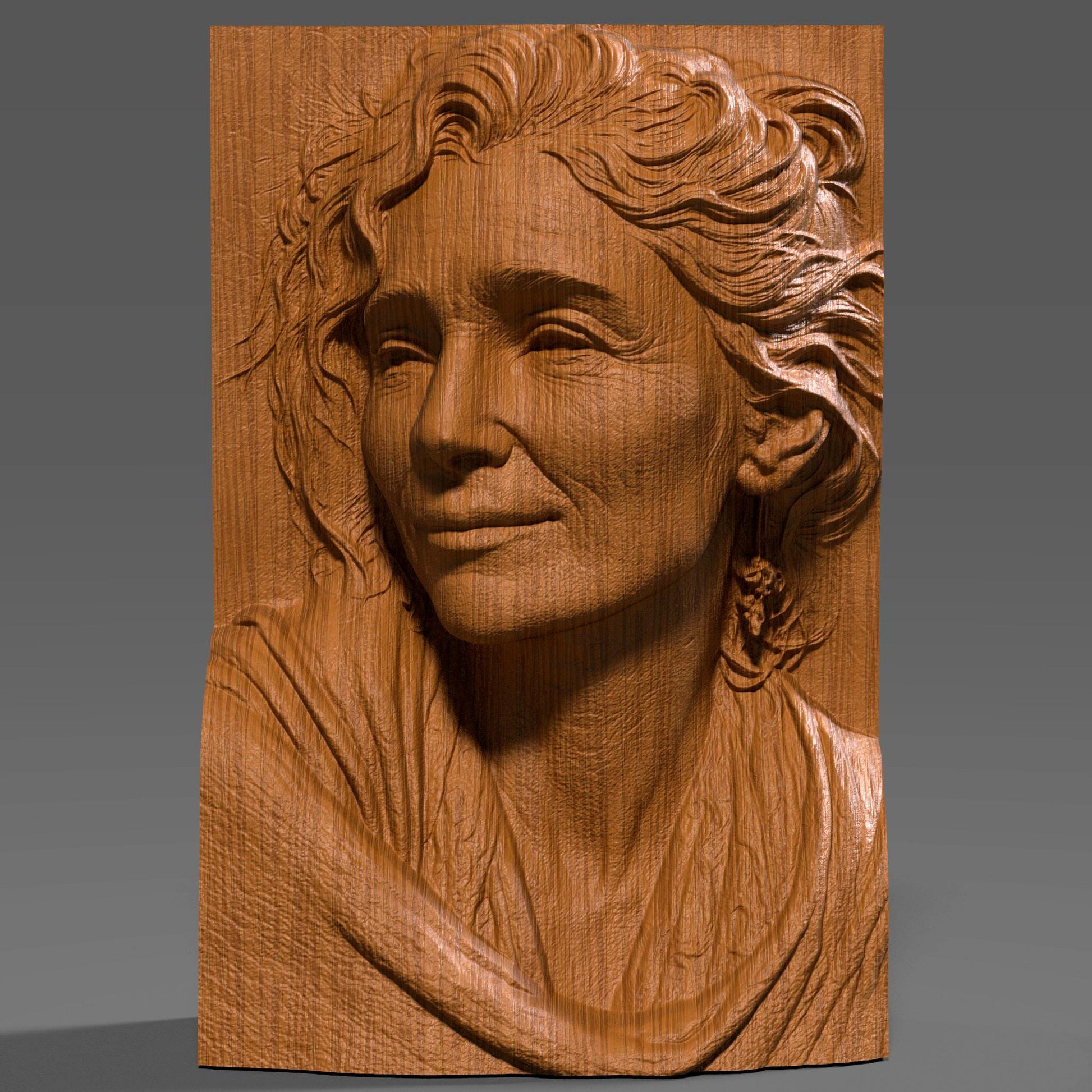 Transform your photo into a stunning 3D bas-relief portrait with exceptional realism and handcrafted detail. Each piece is digitally sculpted to capture natural facial expressions, textures, and depth, perfect for CNC carving, 3D printing, or wall art creation. This premium service converts your image into a high-quality STL file ready for carving or printing, ideal as a personalized gift, memorial artwork, or fine art home decor piece.
