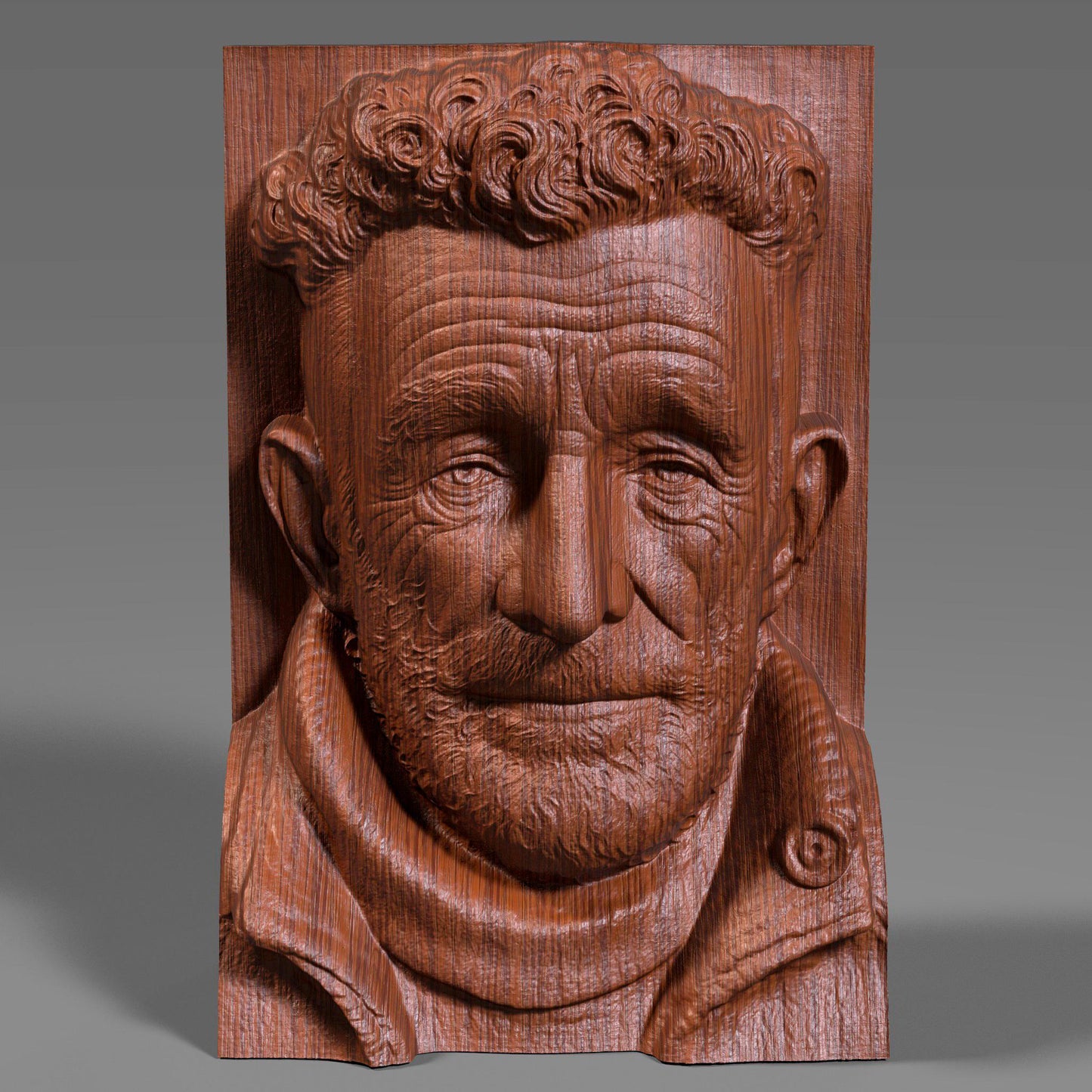 Custom 3D Bas-Relief Portrait: Personalized Photo to STL File (Digital Download)