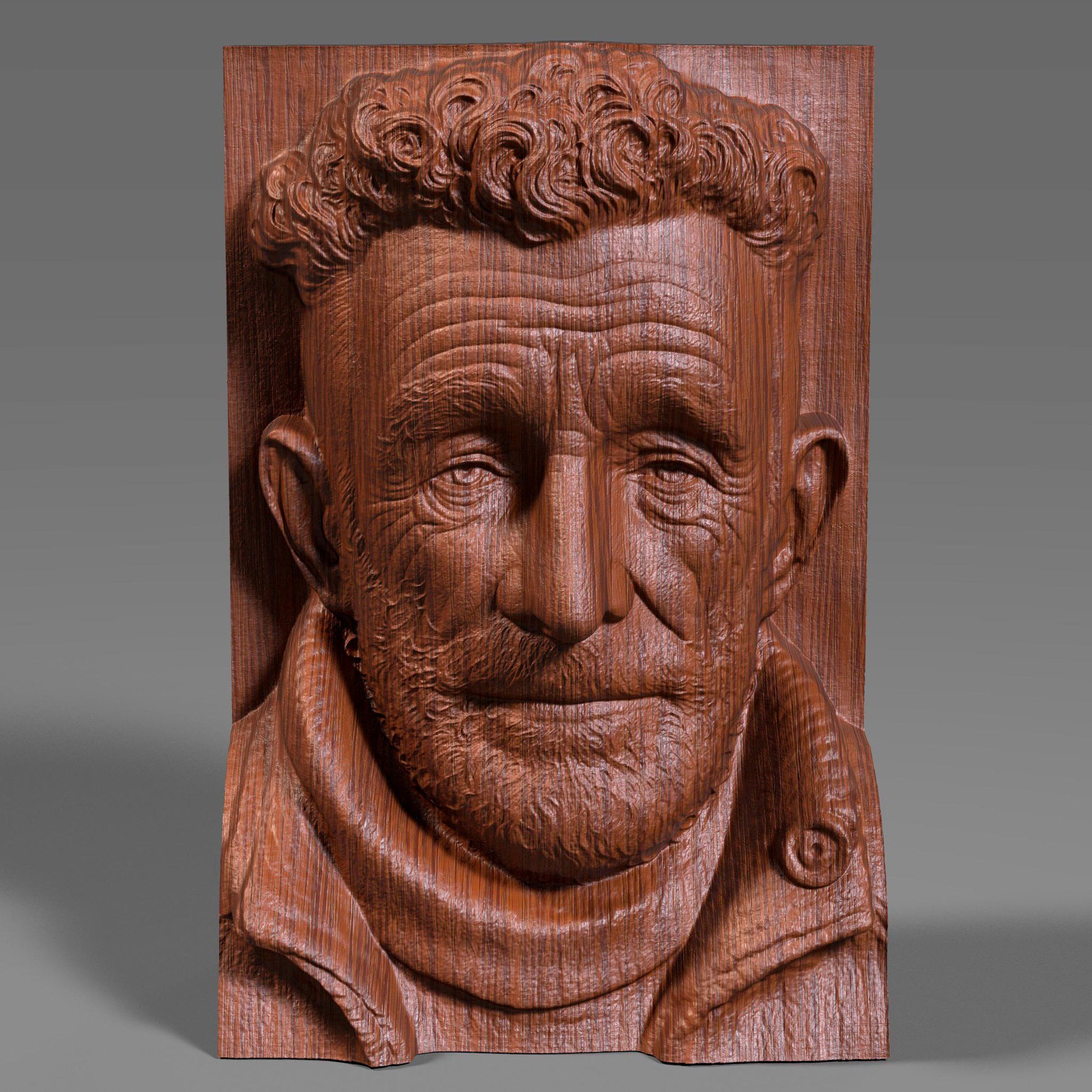 Custom 3D Bas-Relief Portrait: Personalized Photo to STL File (Digital Download)