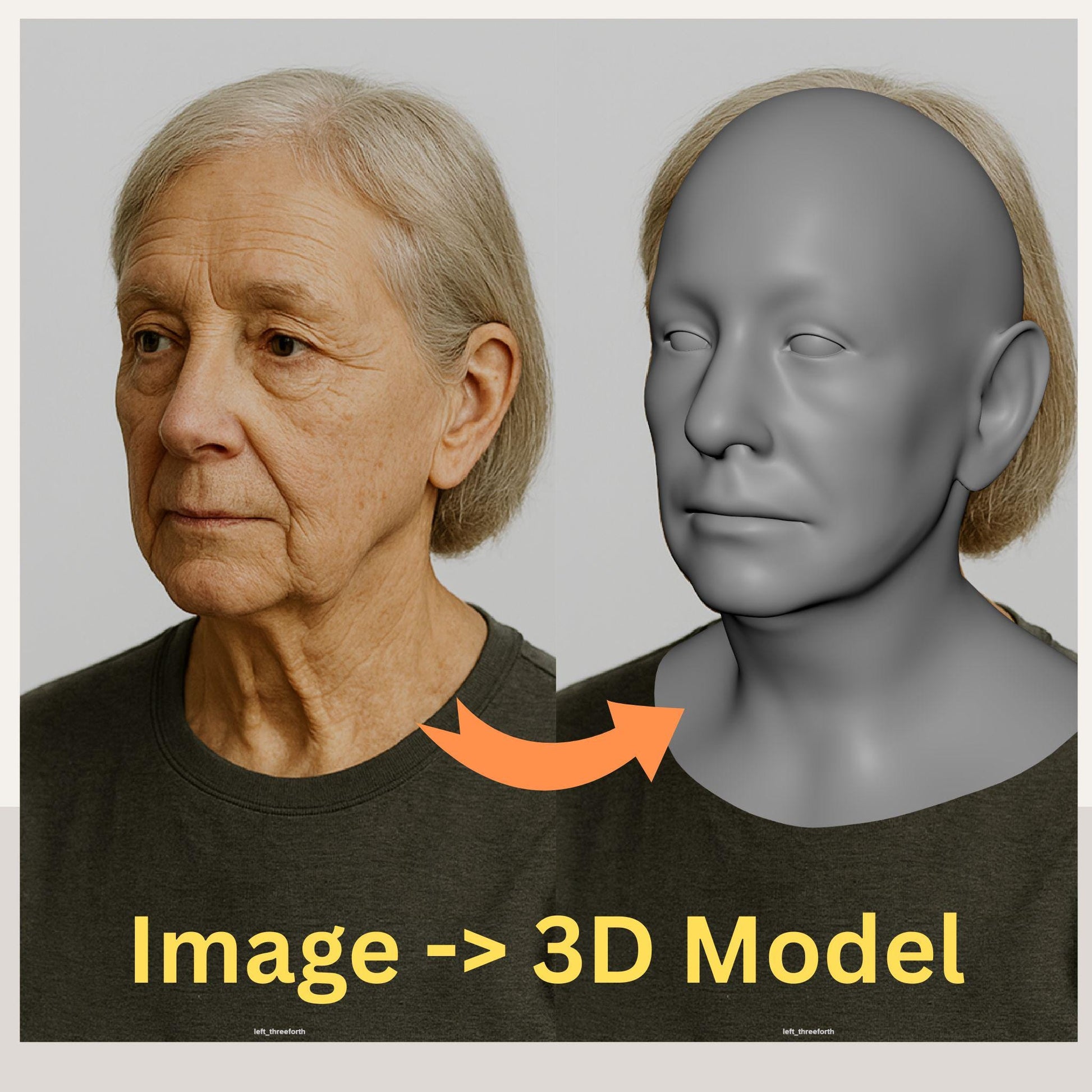 Custom 3D Head Model: VFX Artist Topology for Animation, Cosplay