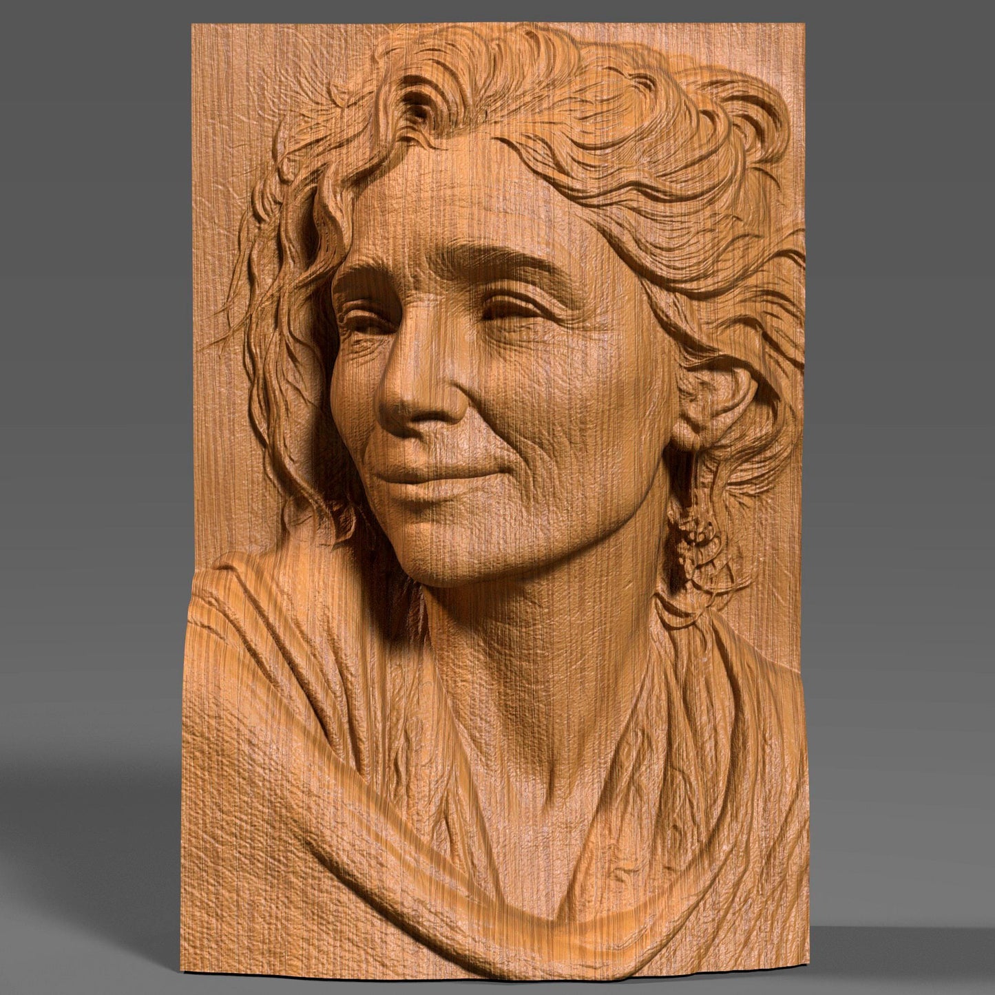 Transform your photo into a stunning 3D bas-relief portrait with exceptional realism and handcrafted detail. Each piece is digitally sculpted to capture natural facial expressions, textures, and depth, perfect for CNC carving, 3D printing, or wall art creation. This premium service converts your image into a high-quality STL file ready for carving or printing, ideal as a personalized gift, memorial artwork, or fine art home decor piece.