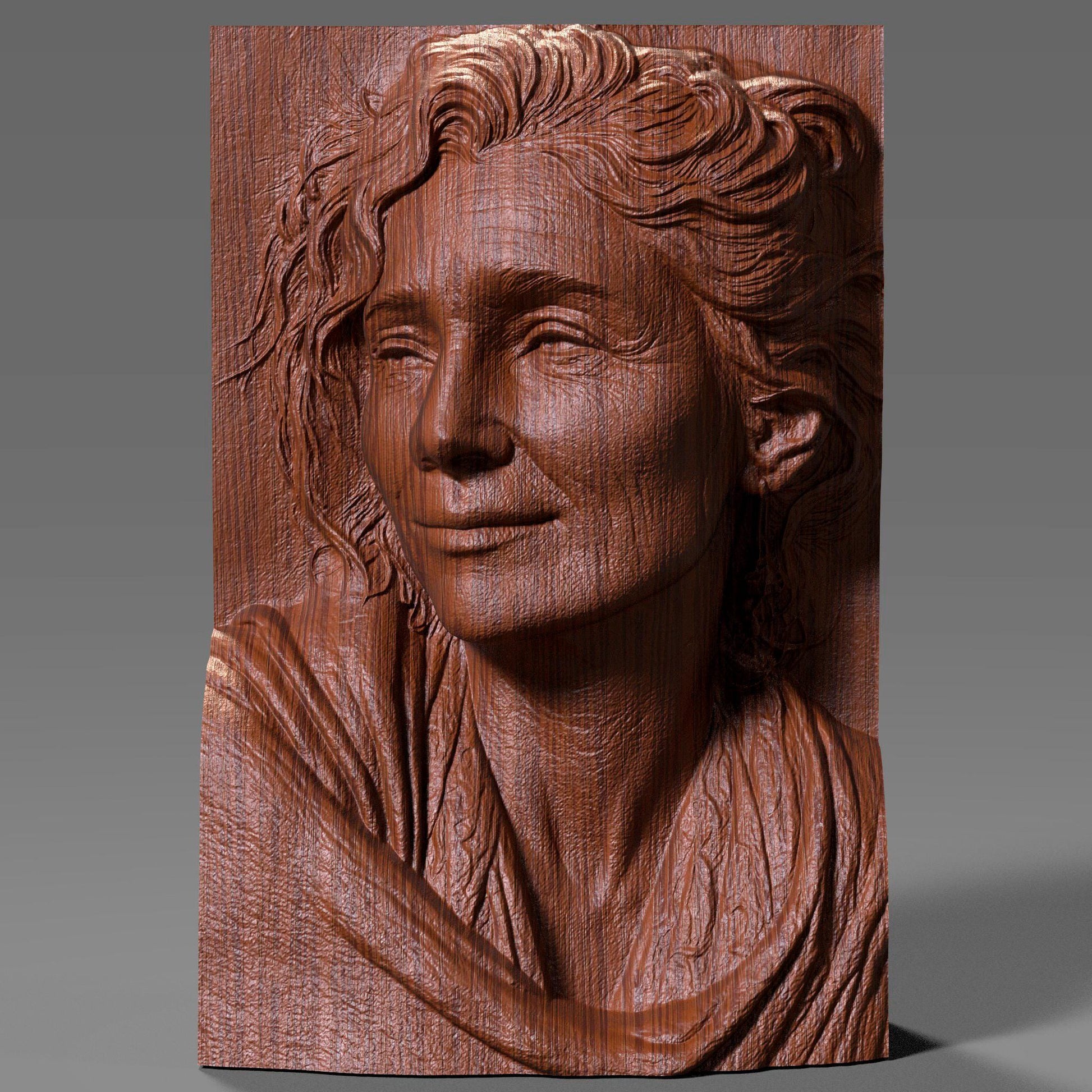 Transform your photo into a stunning 3D bas-relief portrait with exceptional realism and handcrafted detail. Each piece is digitally sculpted to capture natural facial expressions, textures, and depth, perfect for CNC carving, 3D printing, or wall art creation. This premium service converts your image into a high-quality STL file ready for carving or printing, ideal as a personalized gift, memorial artwork, or fine art home decor piece.