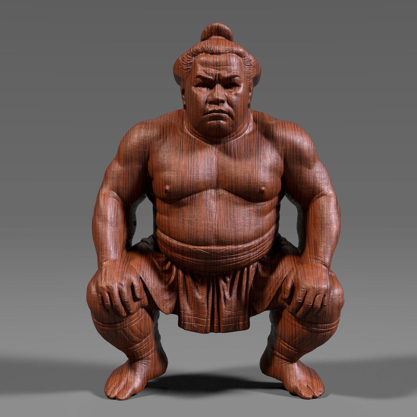 Powerful 3D wooden bas-relief sculpture of a sumo wrestler in a traditional crouching stance, symbolizing discipline, focus, and strength. Detailed carving highlights muscle form and fabric folds, reflecting authentic Japanese artistry. Ideal for martial arts lovers, Japanese culture enthusiasts, or collectors of warrior-themed decor. Perfect as wall art, CNC carving model, or 3D print sculpture celebrating honor and the spirit of traditional sumo wrestling.