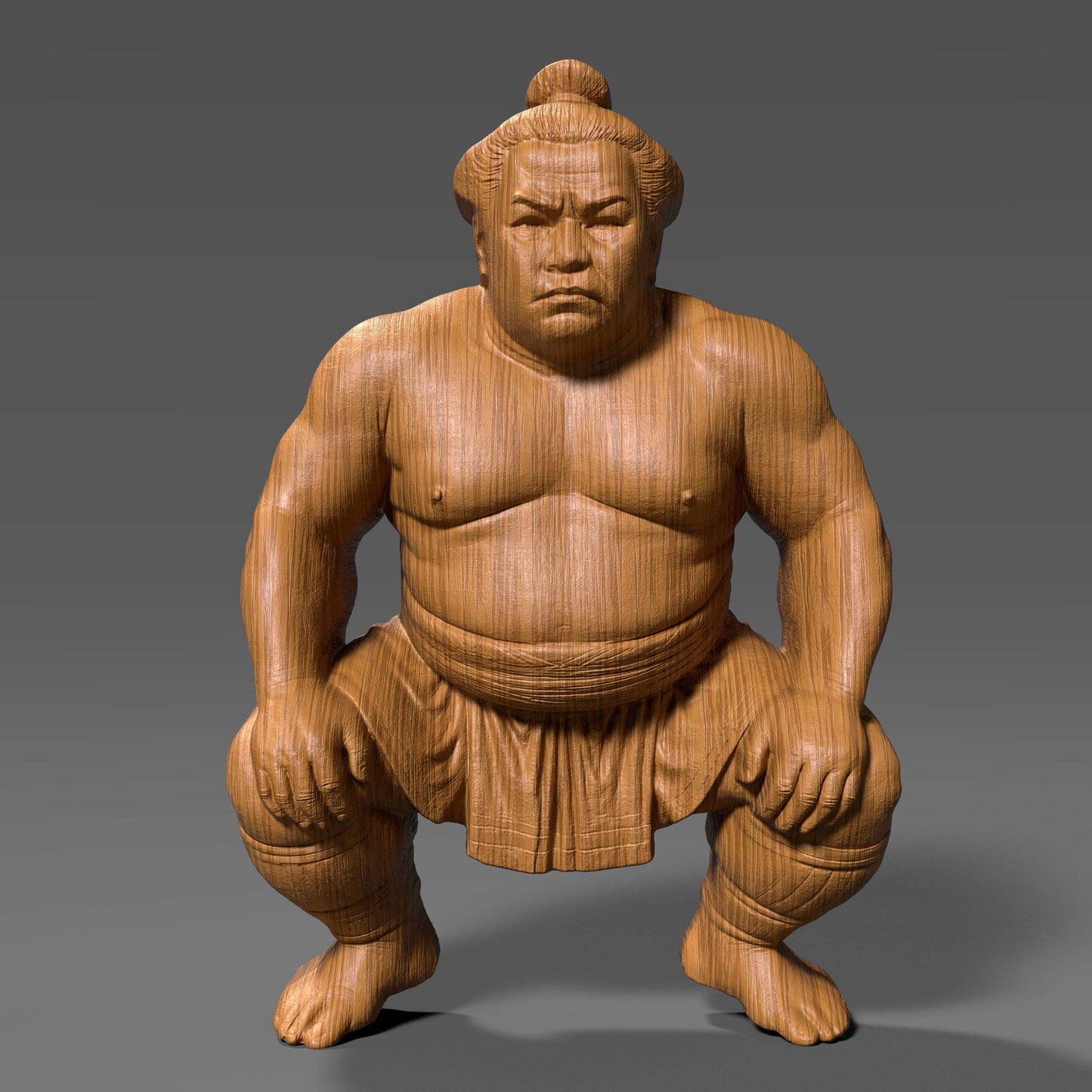 Powerful 3D wooden bas-relief sculpture of a sumo wrestler in a traditional crouching stance, symbolizing discipline, focus, and strength. Detailed carving highlights muscle form and fabric folds, reflecting authentic Japanese artistry. Ideal for martial arts lovers, Japanese culture enthusiasts, or collectors of warrior-themed decor. Perfect as wall art, CNC carving model, or 3D print sculpture celebrating honor and the spirit of traditional sumo wrestling.
