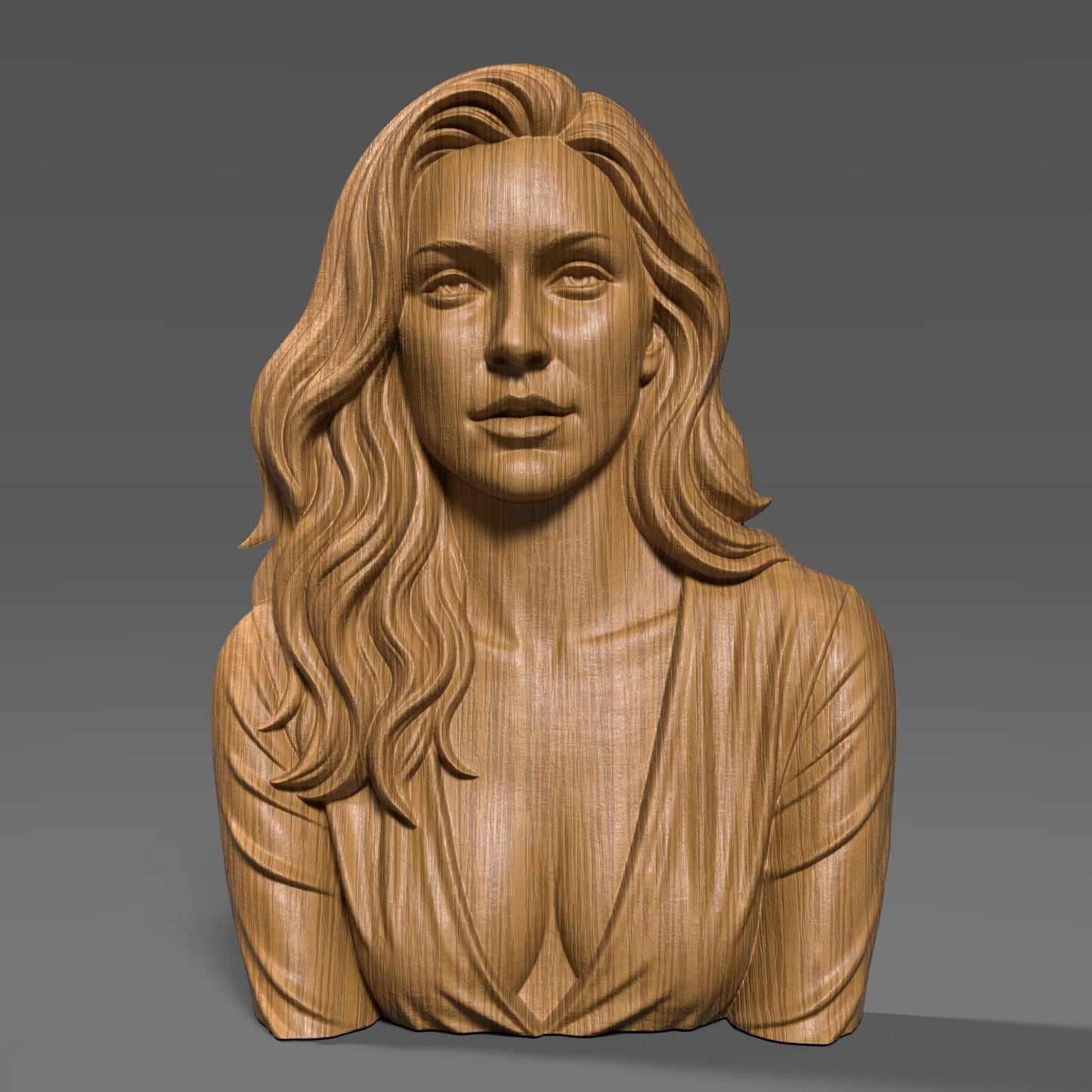 Custom 3D Bas Relief Portrait Personalized STL File (Digital Download) Valentines Day Gift