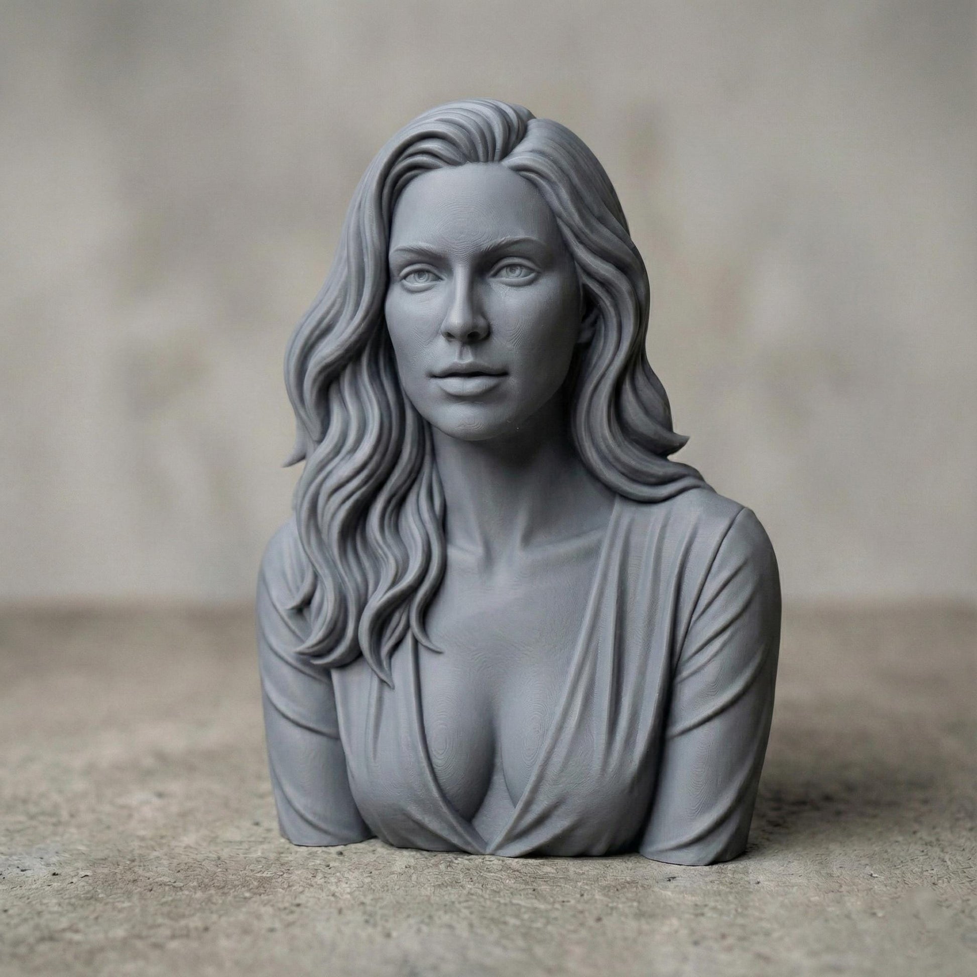 Custom 3D Bas Relief Portrait Personalized STL File (Digital Download) Valentines Day Gift