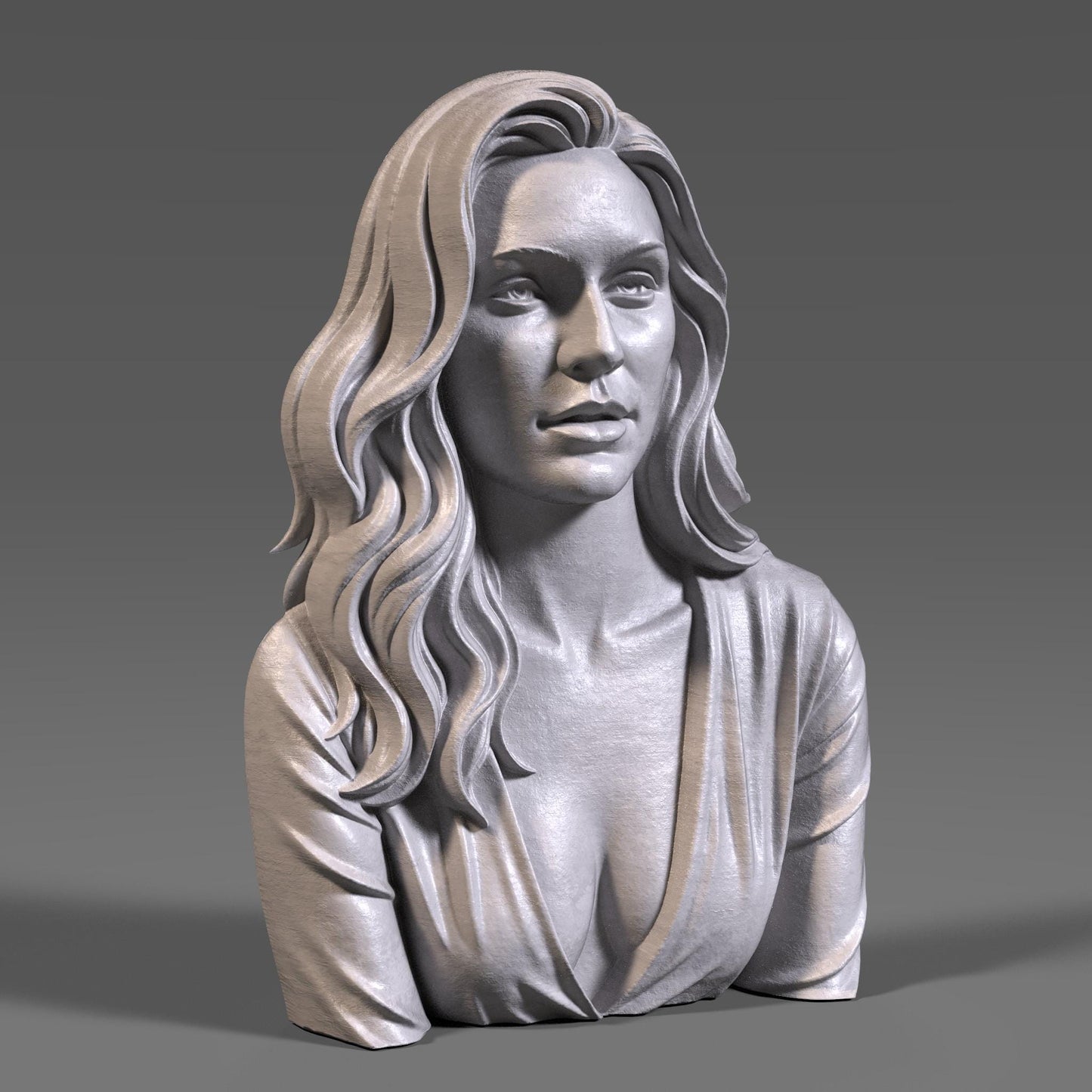 Custom 3D Bas Relief Portrait Personalized STL File (Digital Download) Valentines Day Gift