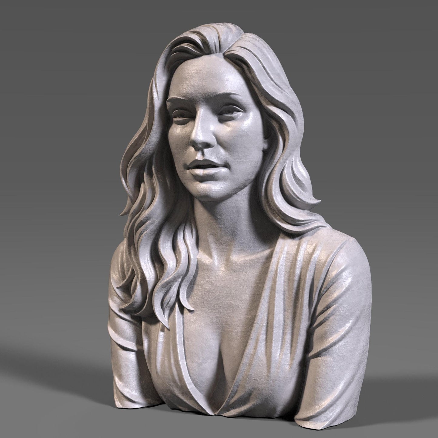 Custom 3D Bas Relief Portrait Personalized STL File (Digital Download) Valentines Day Gift