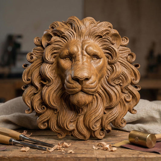 A powerful 3D bas-relief carving of a regal lion’s head with a majestic flowing mane, symbolizing strength, courage, and royalty. Perfect for CNC wood carving, laser engraving, or 3D printing in resin, stone, or walnut finishes. Ideal as bold wall art decor for offices, lodges, or home interiors with a jungle or safari theme. This lion design evokes leadership and bravery—ideal for summer statement pieces or patriotic displays for Independence Day (United States).