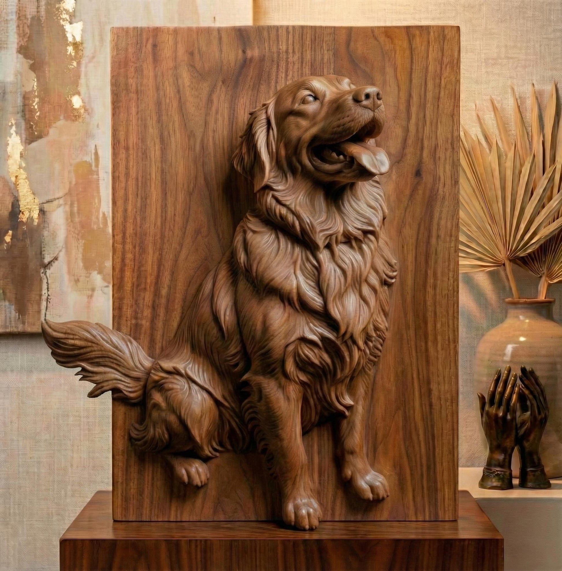 Custom 3D Pet Portrait | Bas Relief STL Model (Digital Download)