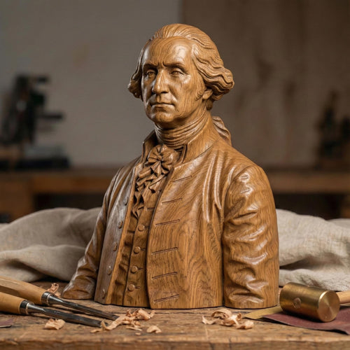 George Washington Bust STL | America 250 | Founding Father | Digital Download