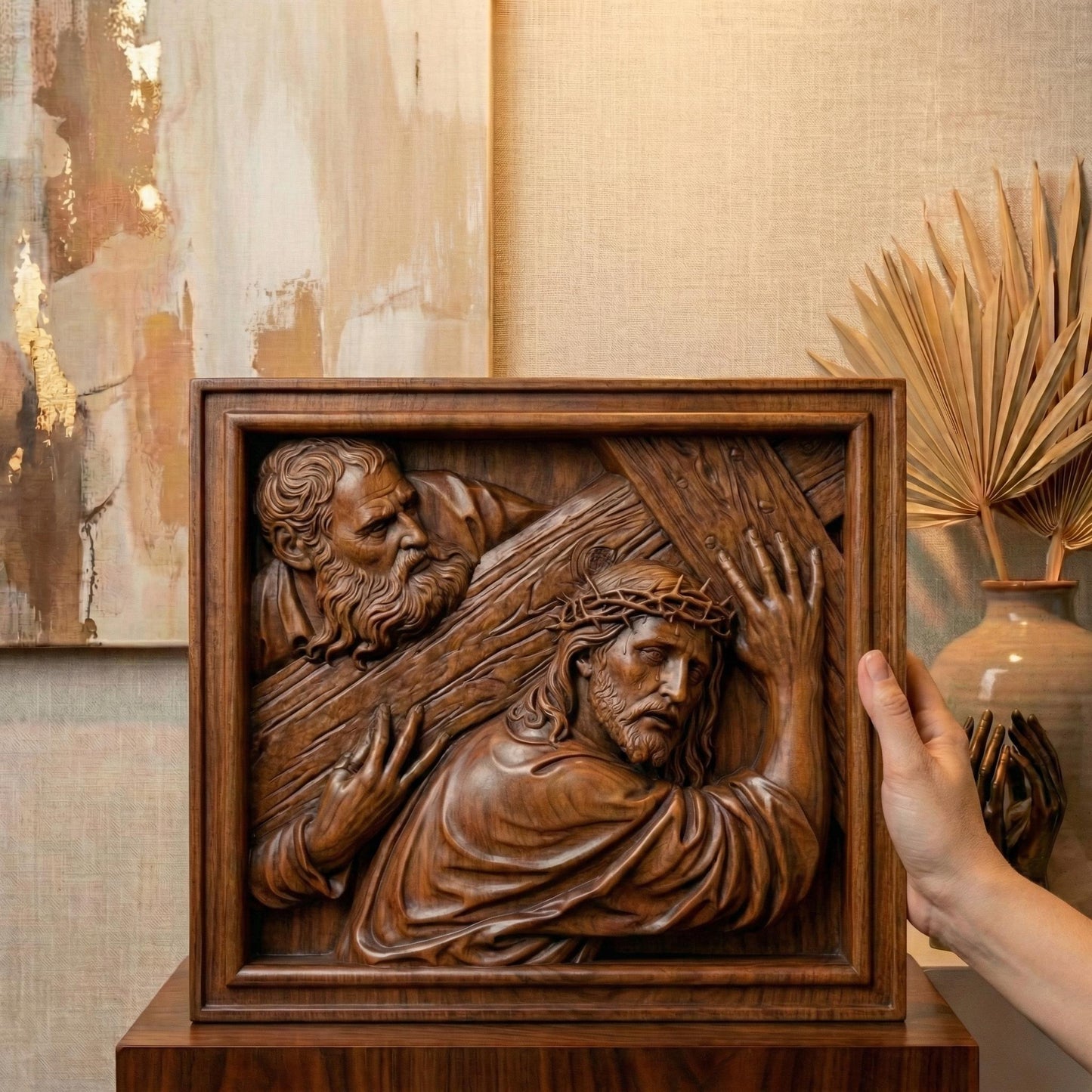 Good Friday, Titian Christ Carrying the Cross Relief, CNC 3D Print Model (Digital Download)