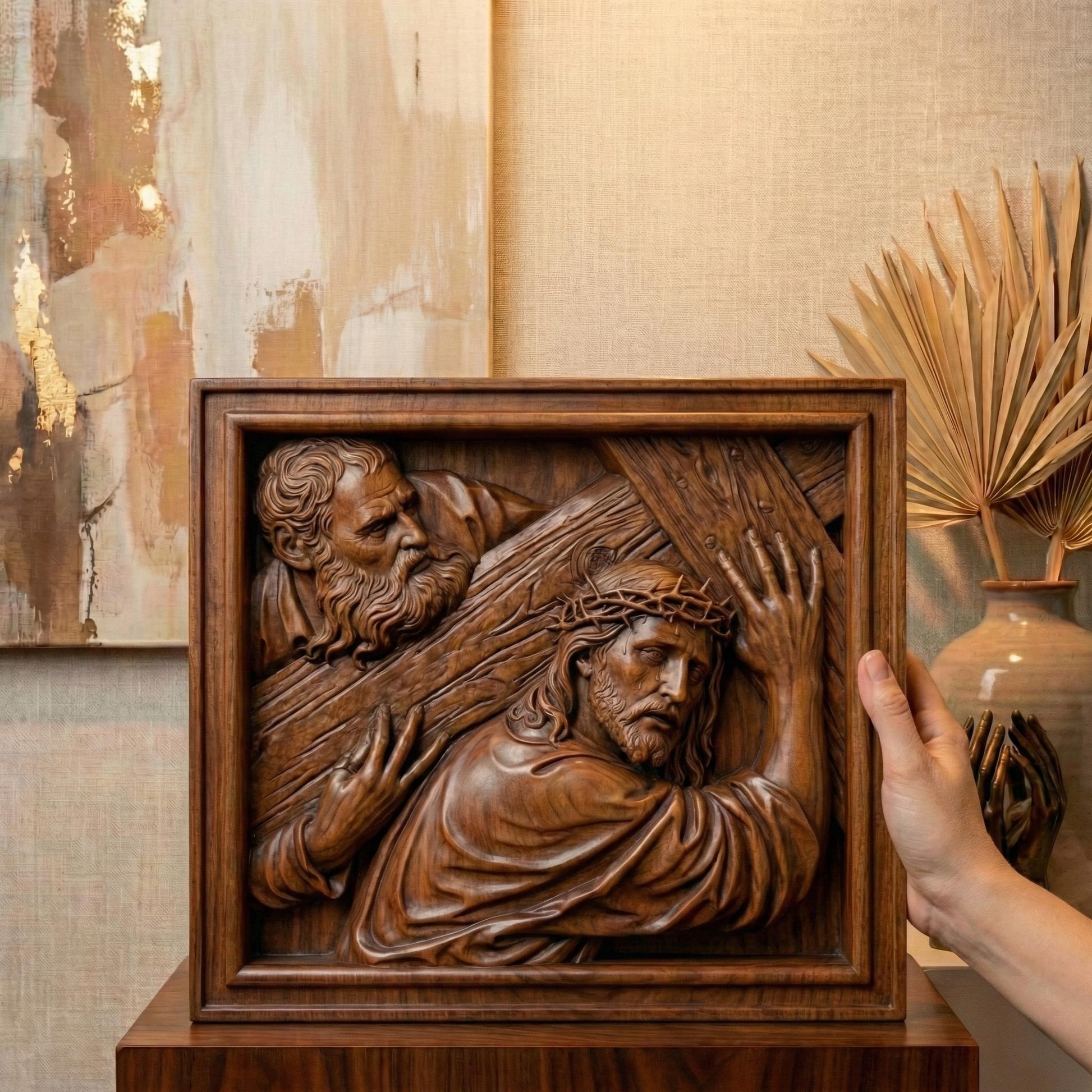 Good Friday, Titian Christ Carrying the Cross Relief, CNC 3D Print Model (Digital Download)