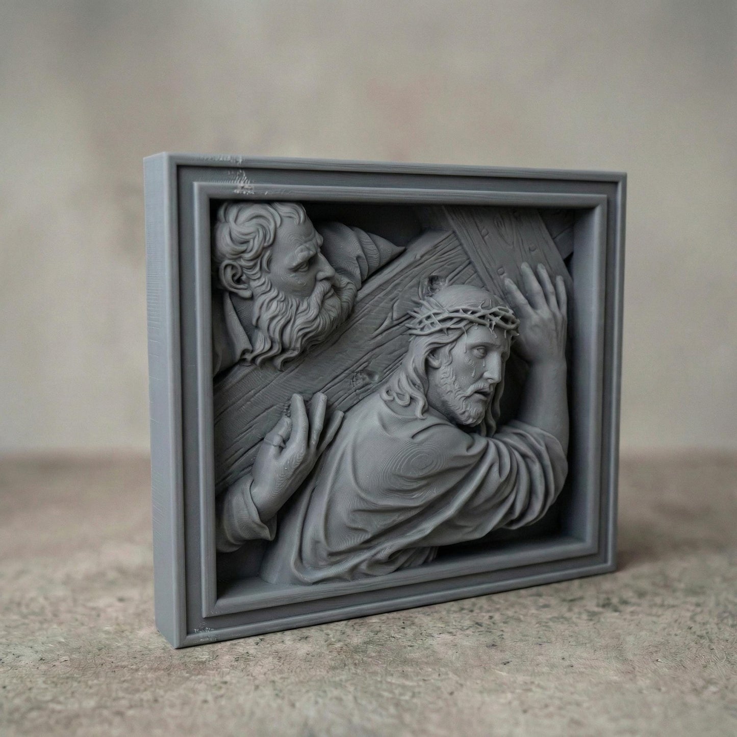 Good Friday, Titian Christ Carrying the Cross Relief, CNC 3D Print Model (Digital Download)