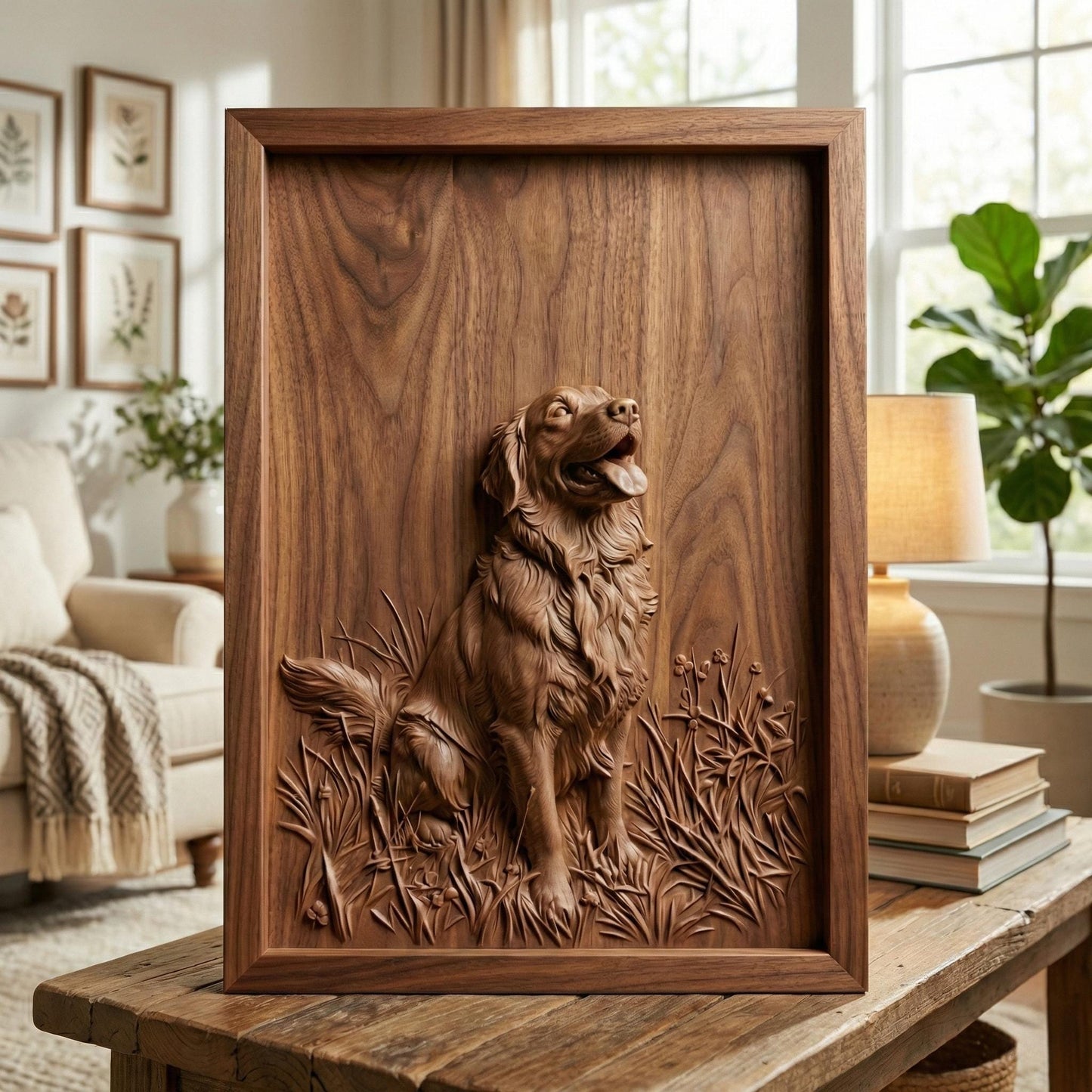 Custom 3D Pet Portrait | Bas Relief STL Model (Digital Download)