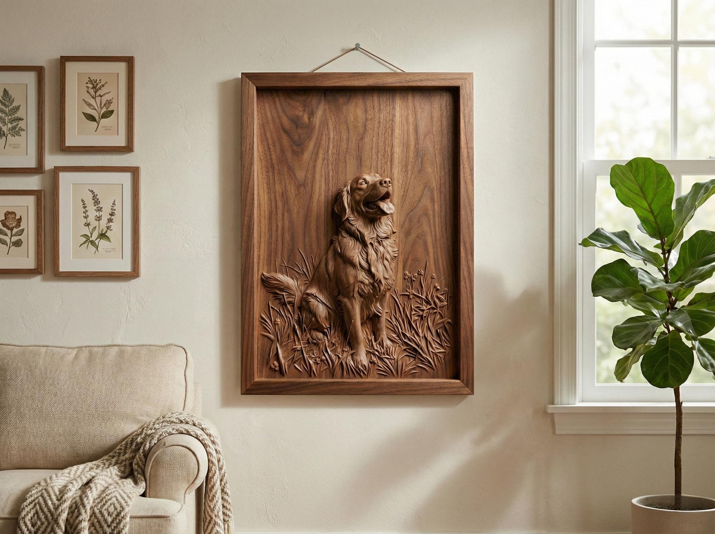 Custom 3D Pet Portrait | Bas Relief STL Model (Digital Download)