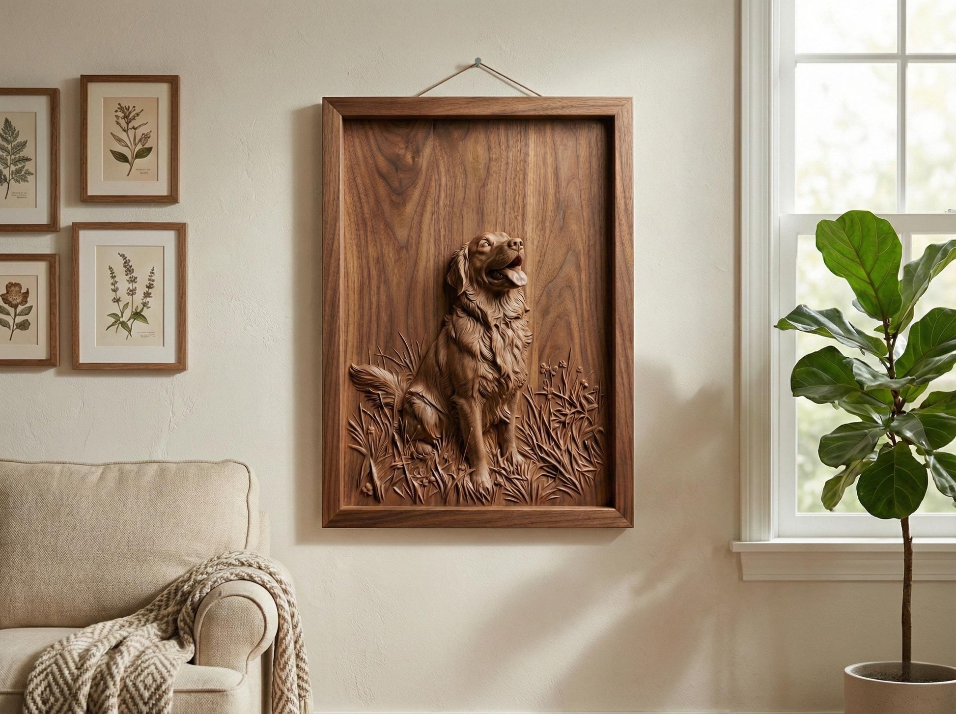 Custom 3D Pet Portrait | Bas Relief STL Model (Digital Download)