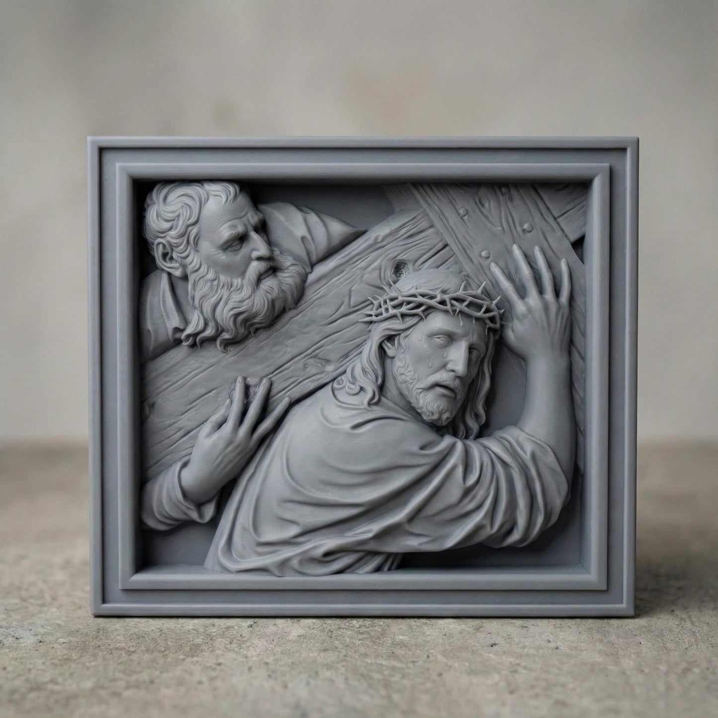 Good Friday, Titian Christ Carrying the Cross Relief, CNC 3D Print Model (Digital Download)