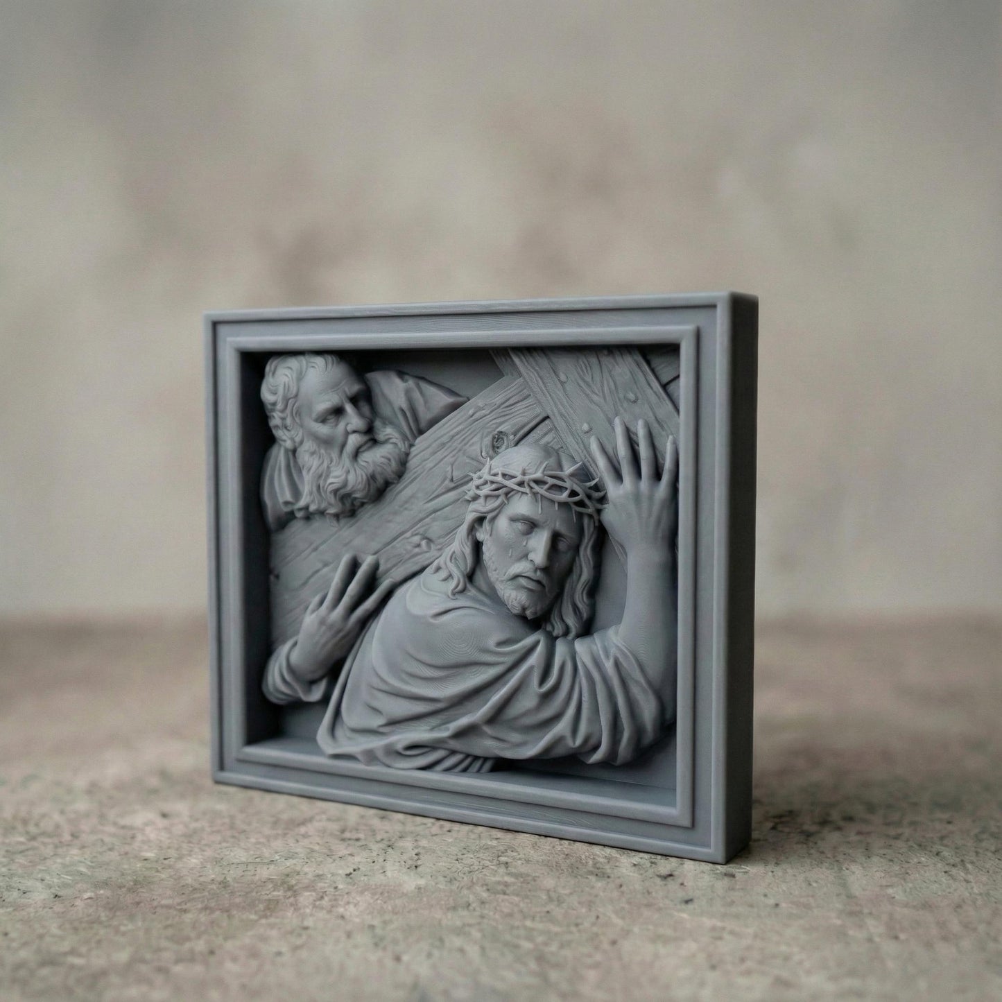 Good Friday, Titian Christ Carrying the Cross Relief, CNC 3D Print Model (Digital Download)