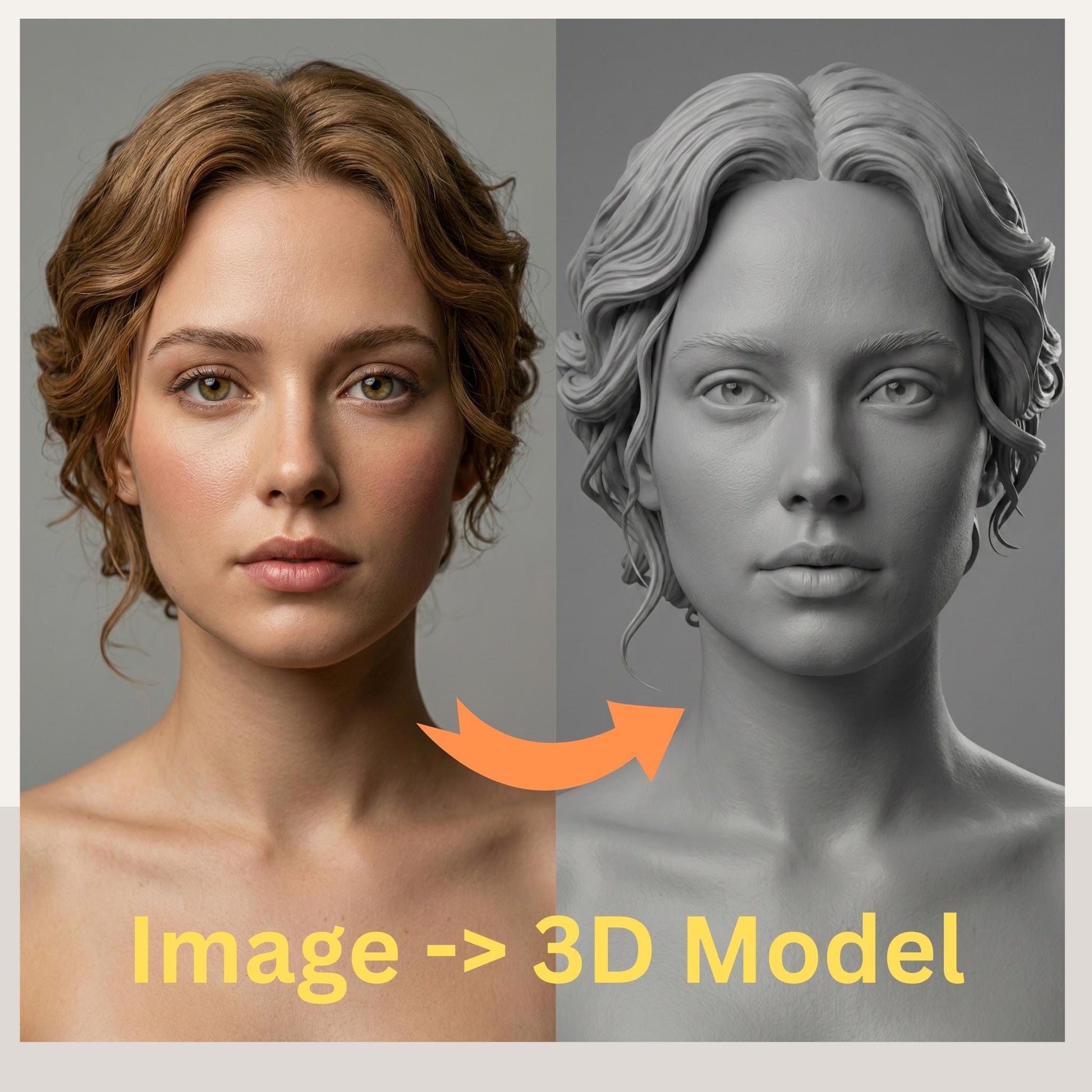 Custom 3D Head Model: VFX Artist Topology for Animation, Cosplay (Digital Download)