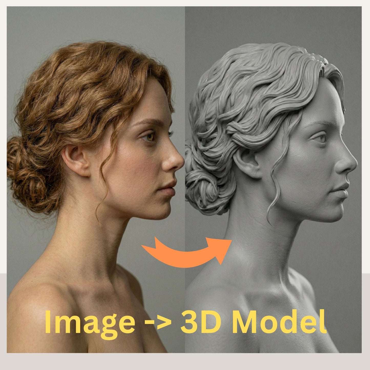 Custom 3D Head Model: VFX Artist Topology for Animation, Cosplay (Digital Download)