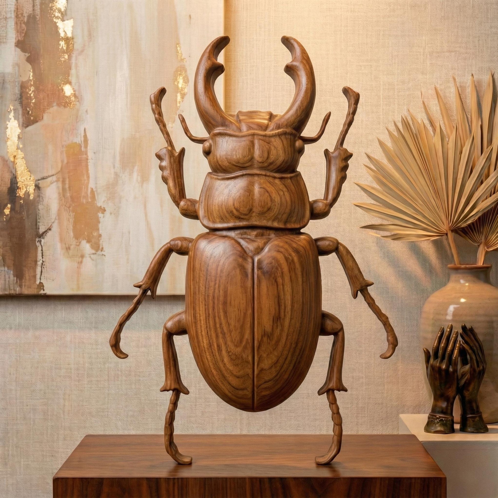 Beetle 3D Relief Model: CNC, Laser, 3D Printing (STL File)