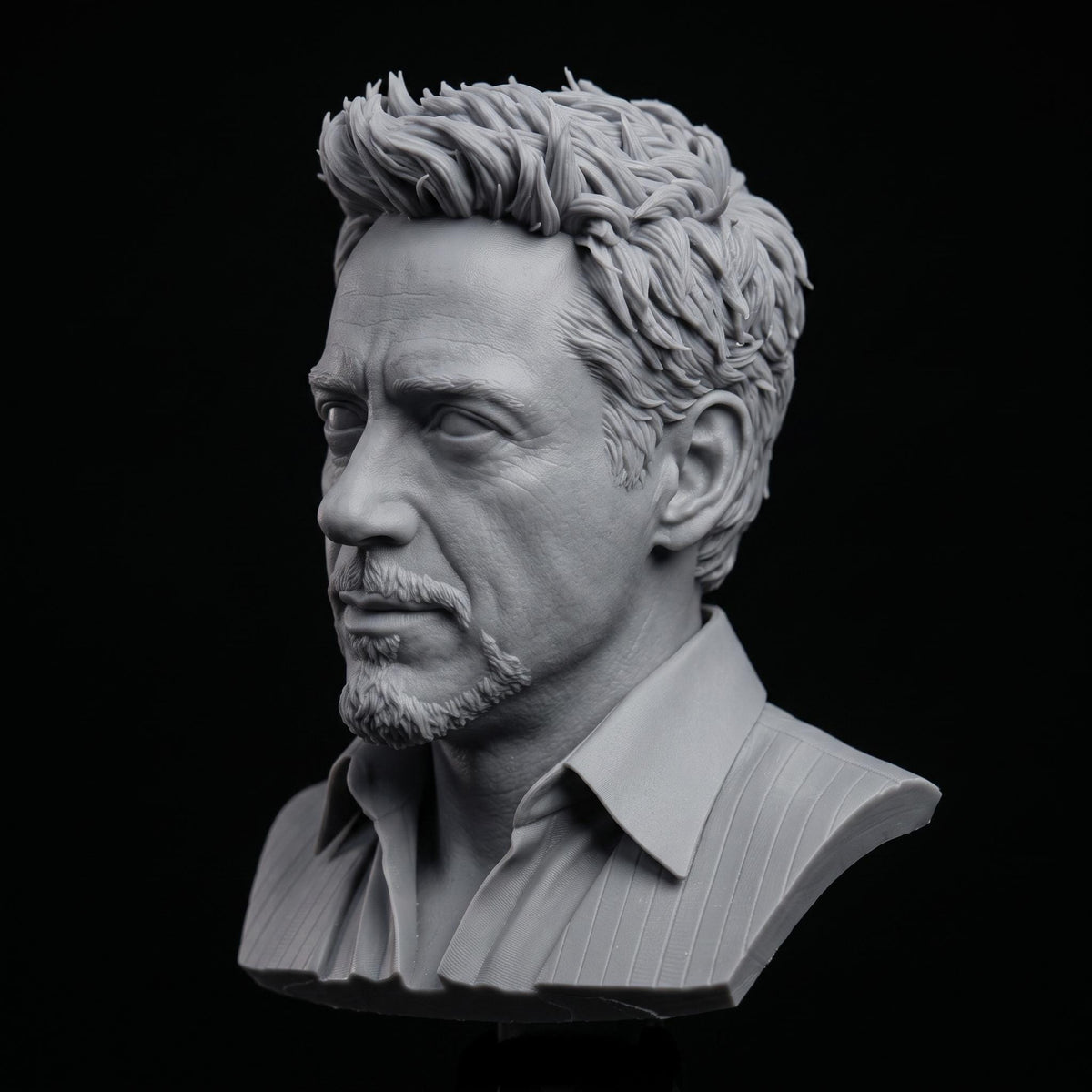 Custom 3D Head Model STL for 3D Printing
