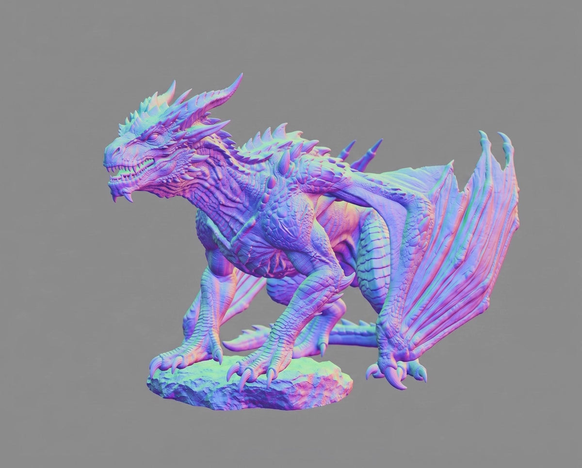 Custom 3D Creature Model STL: Animation, 3D Printing, and Game (Message for Quote)