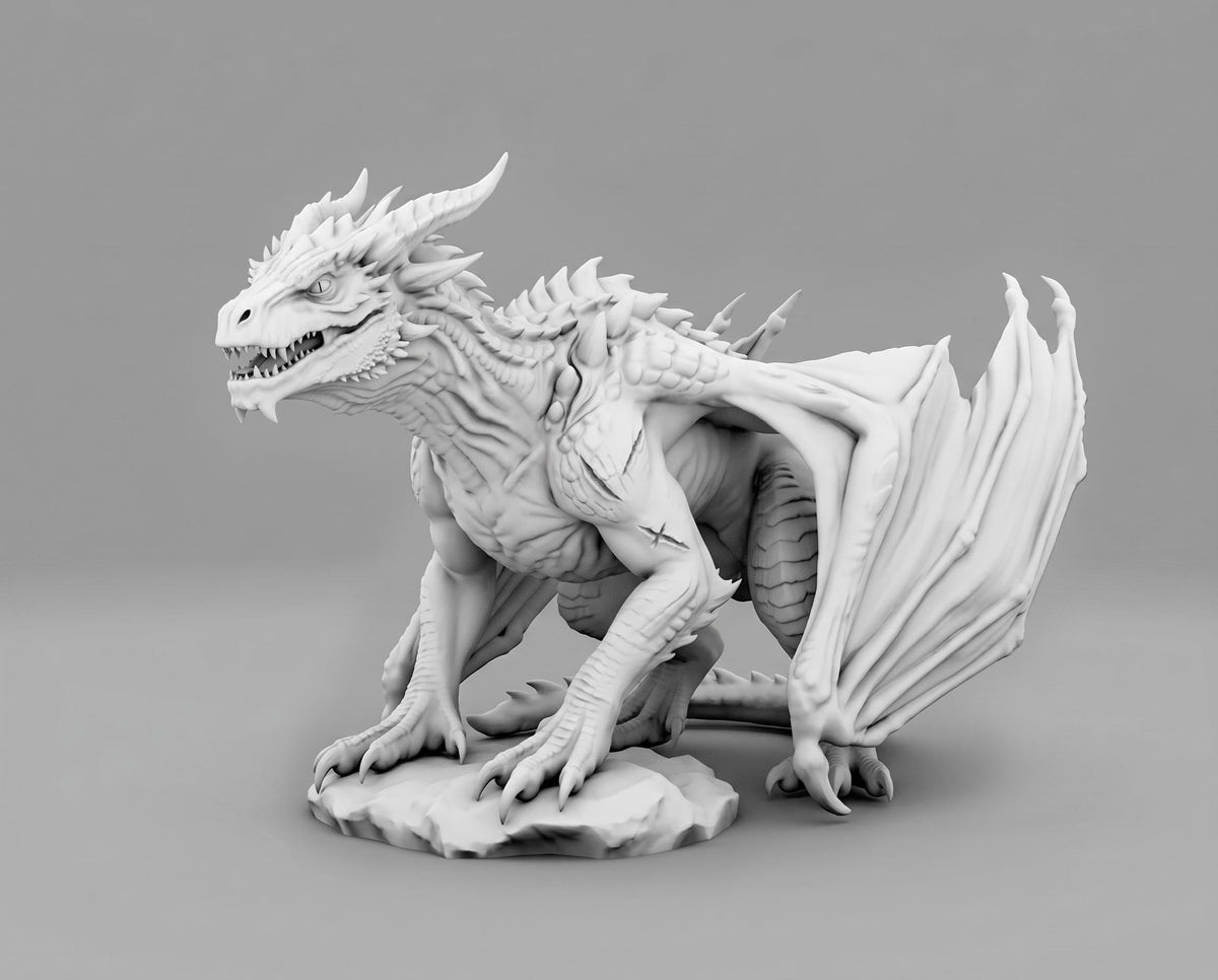 Custom 3D Creature Model STL: Animation, 3D Printing, and Game (Message for Quote)