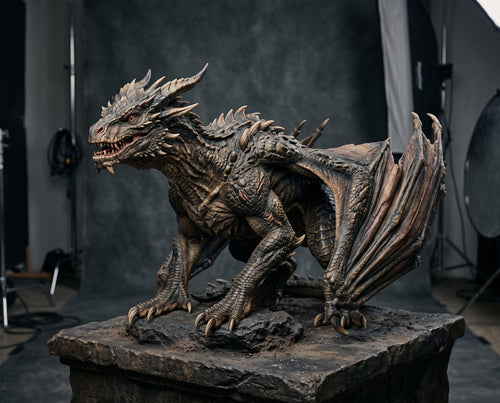 Custom 3D Creature Model STL: Animation, 3D Printing, and Game (Message for Quote)