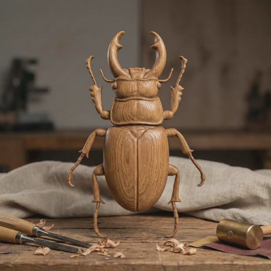 Beetle 3D Relief Model: CNC, Laser, 3D Printing (STL File)