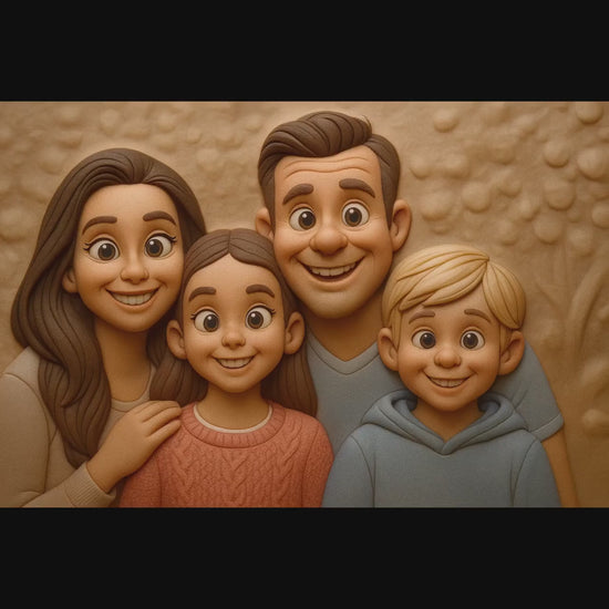 Custom 3D Photo Portrait & Bas Relief: Personalized Digital Wall Art (Digital File