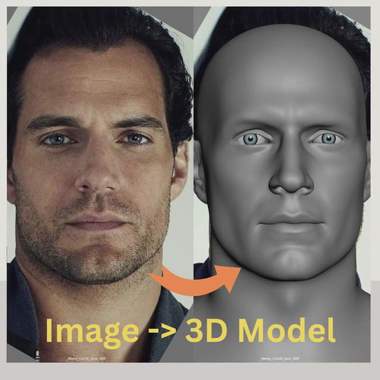 Custom 3D Head Model STL: Animation, 3D Printing, and Game Design