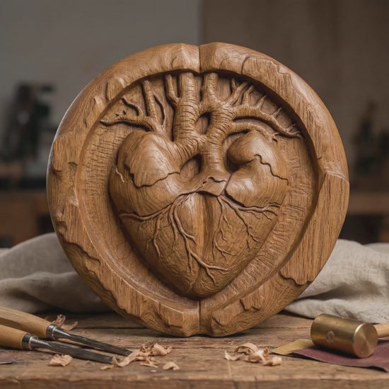 Anatomical Heart Tree of Life 3D Model | Romantic Wall Art (Digital Download)